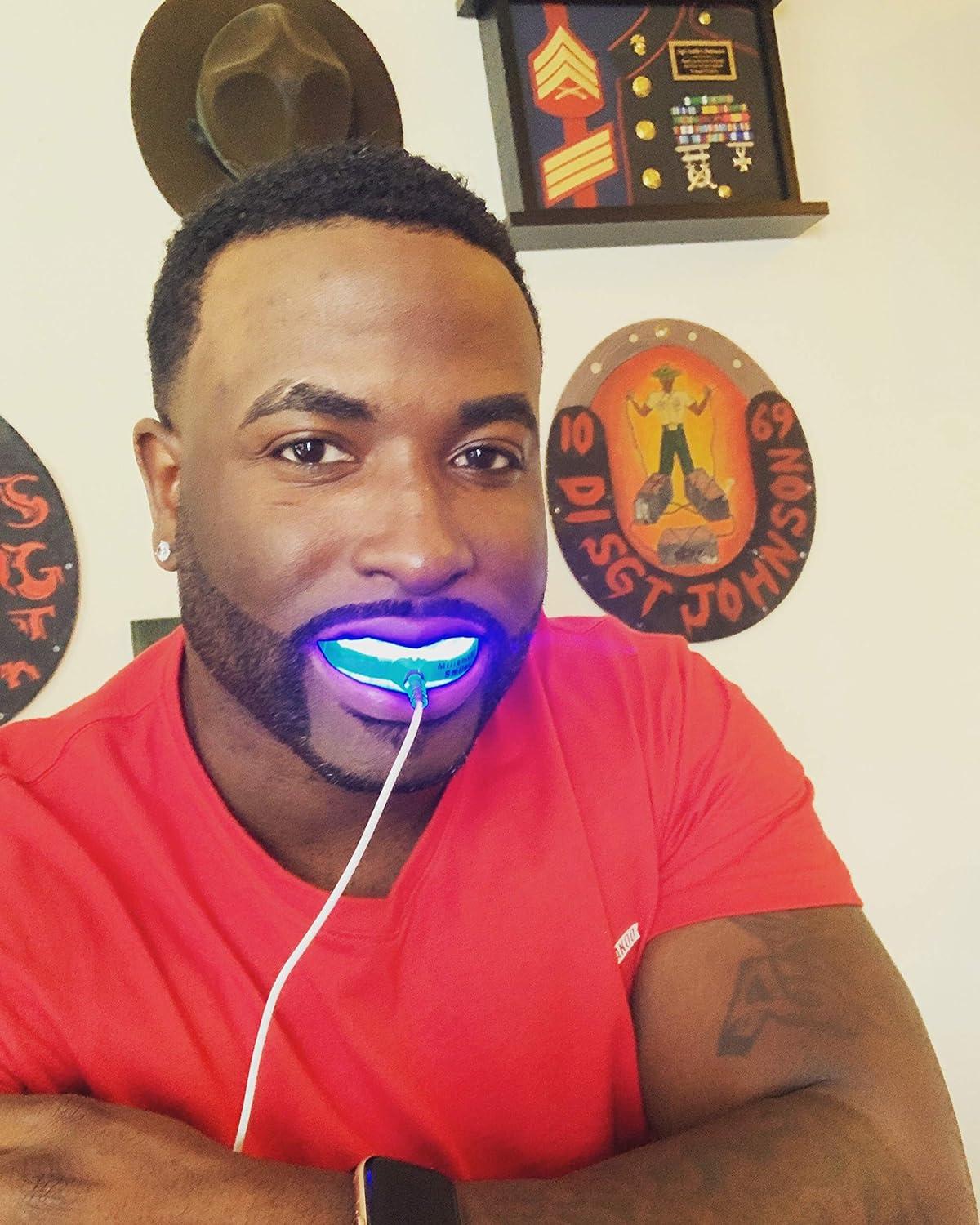 Teeth Whitening KitLED MouthpieceAll In One Home Teeth Whitening System