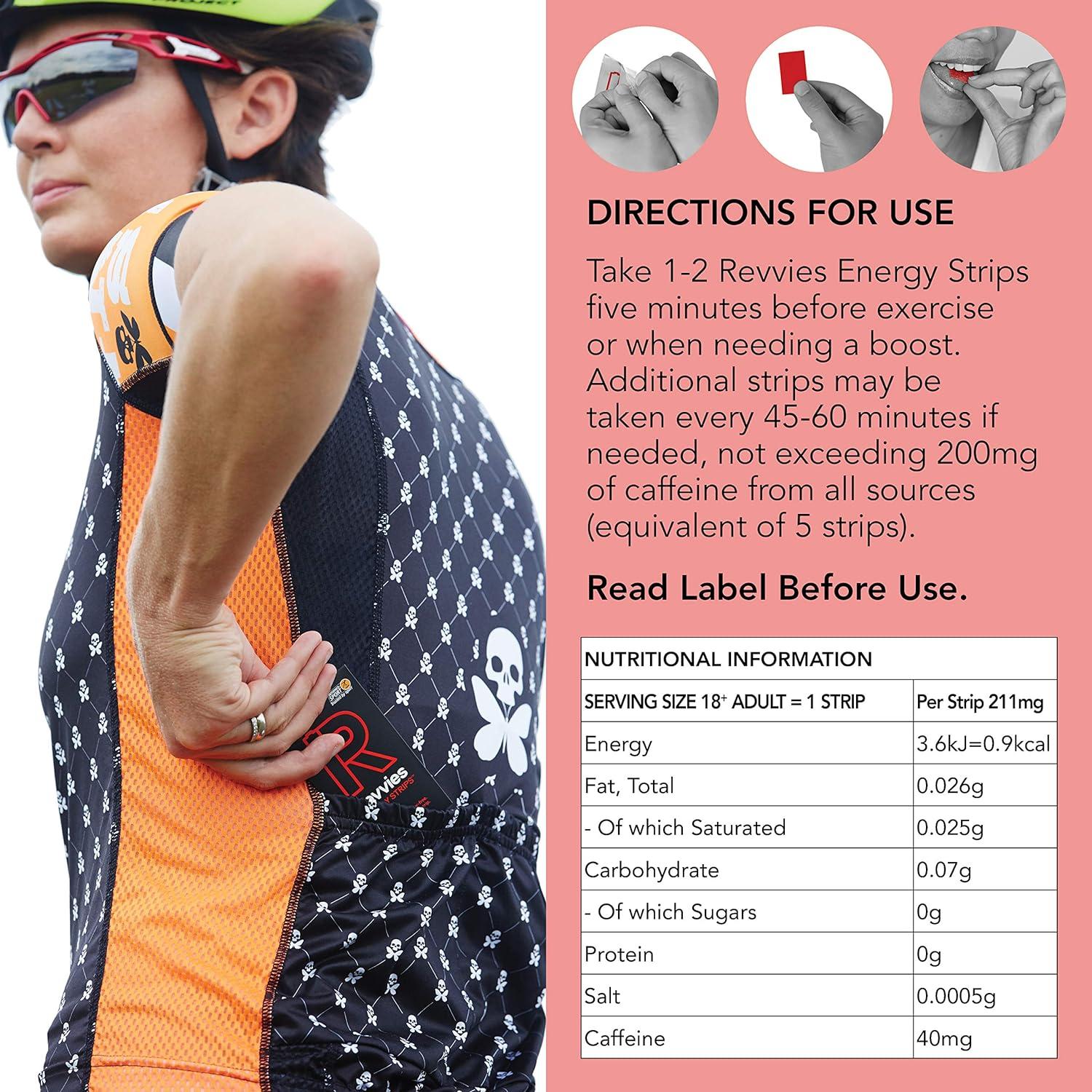 Revvies Energy Strips Ultimate Sampler Pack 30 Strips 40mg