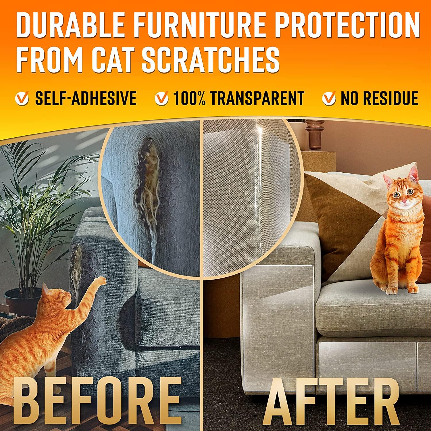 Heavy Duty Cat Scratch Deterrent Furniture Protectors for Sofa, Doors