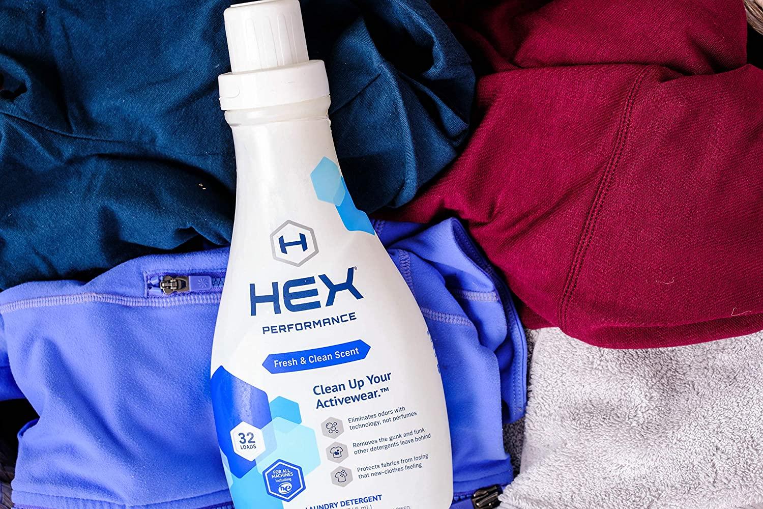 HEX Performance Laundry Detergent, Fresh & Clean, 64 Loads (Pack of 2