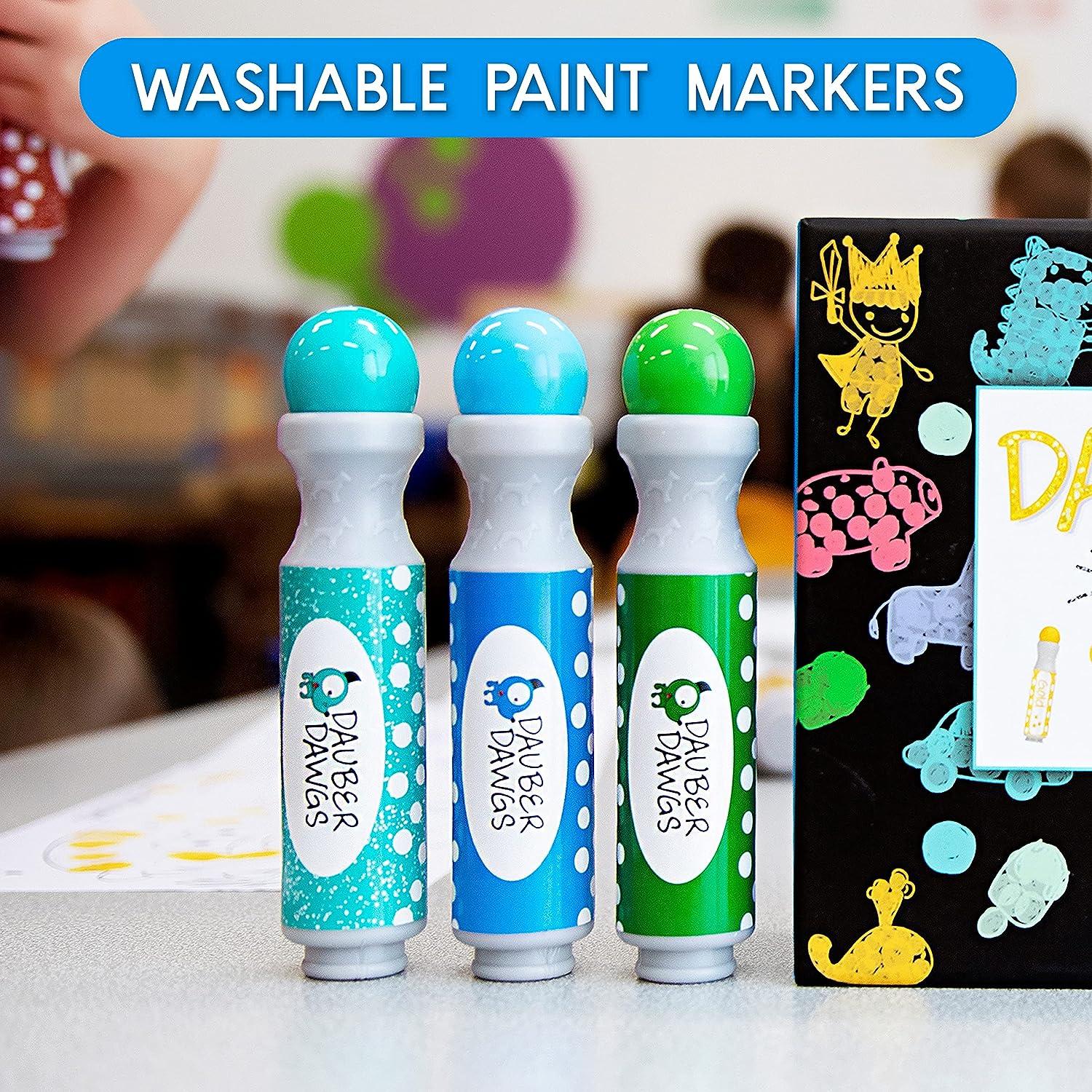 Washable Dot Markers 16 Pack with Activity Sheets Kids Arts