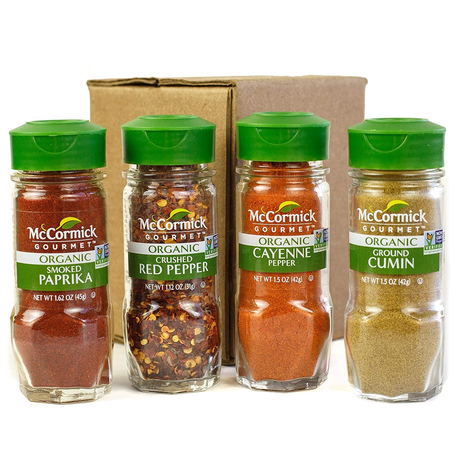 McCormick Gourmet Organic Red Peppers & Cumin Variety Pack 0.05 lb