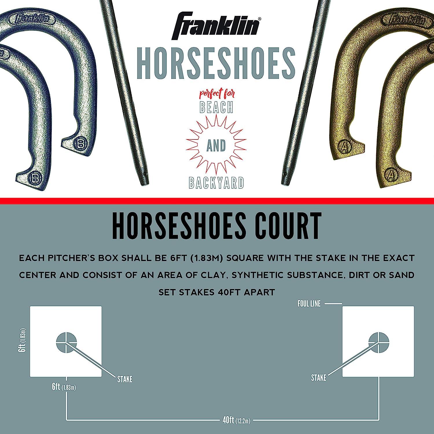 Franklin Sports Starter Horseshoes Set