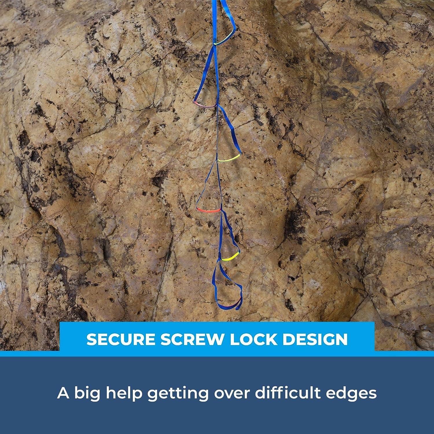 RockNRescue Climbing Etrier Lightweight Nylon Step Ladder