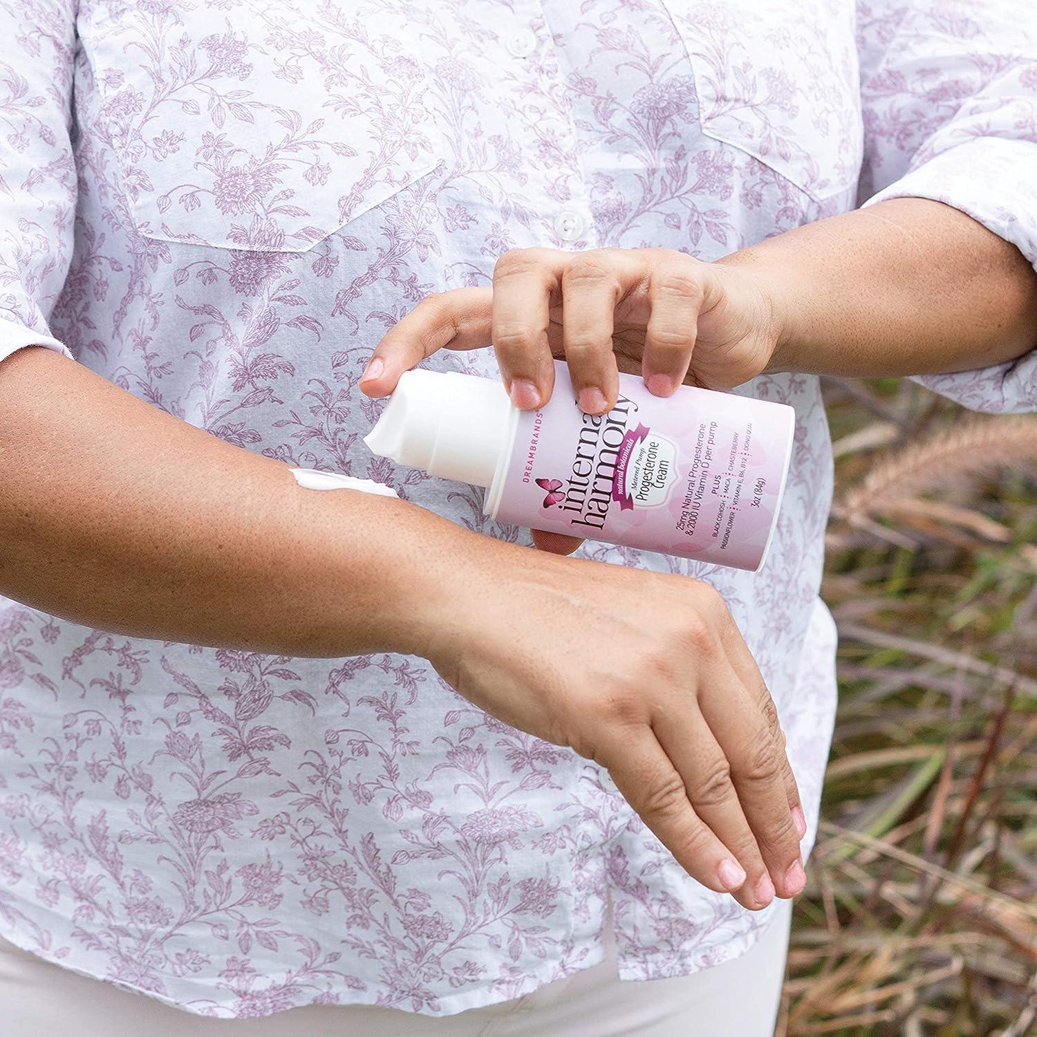 Internal Harmony Progesterone Cream Contains Natural USP Bioidentical