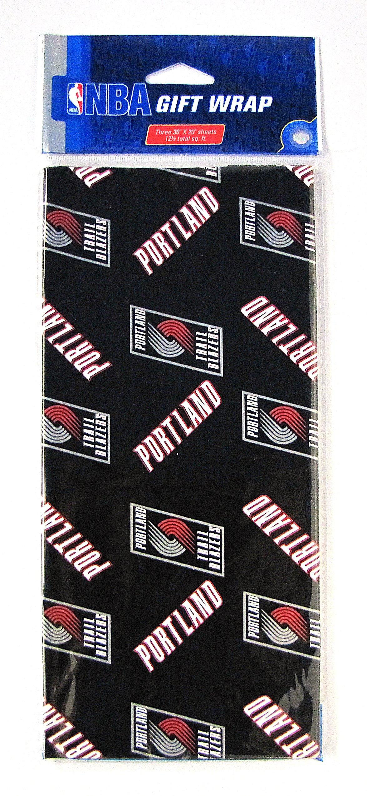 Official NBA Portland Trailblazers Wrapping Paper - Perfect for Fans ...