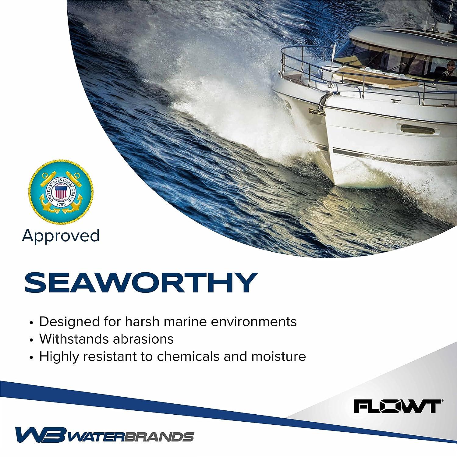 Flowt 40101 Type IV USCG Approved Throwable Floatation Foam Cushion