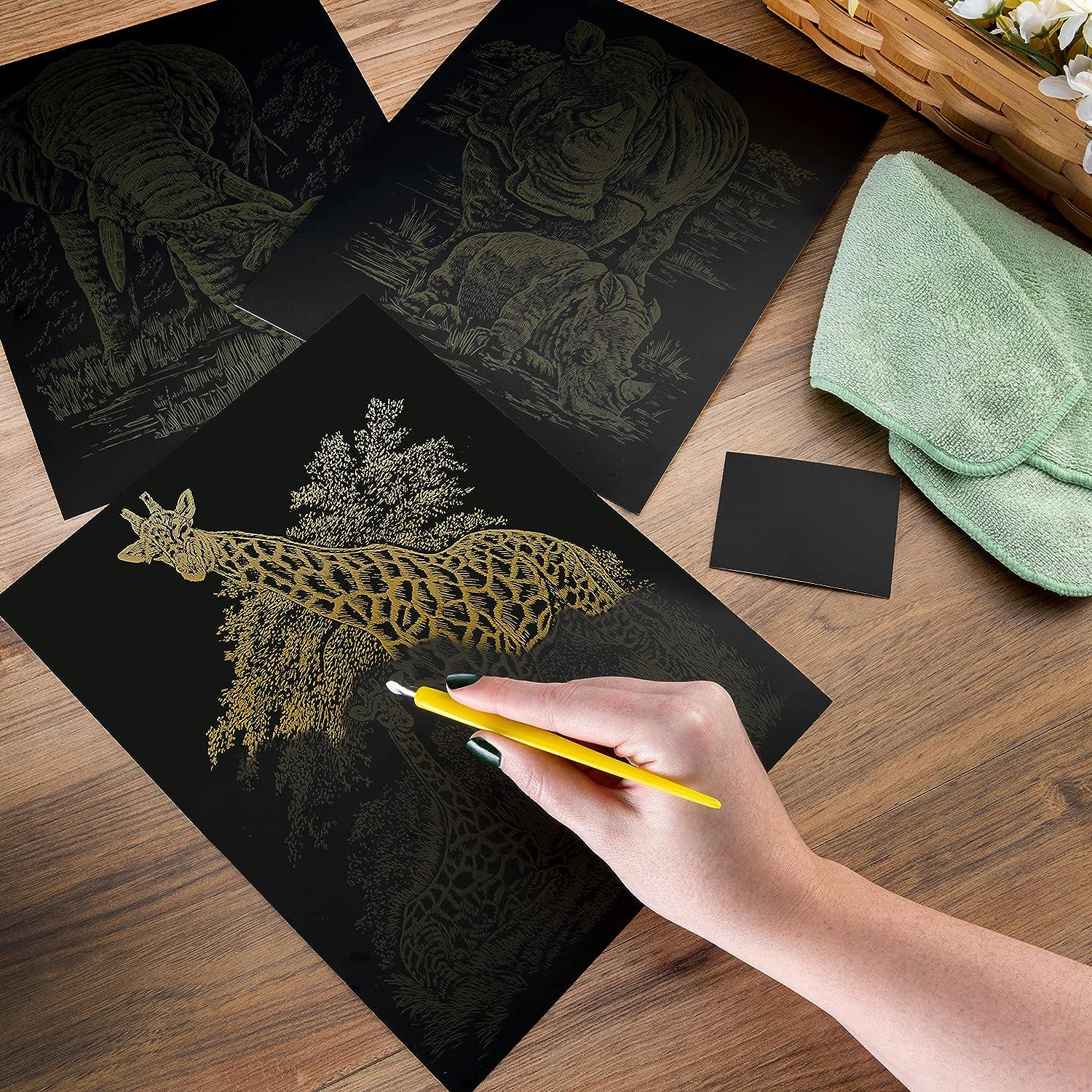Royal & Langnickel(R) Holographic Foil Engraving Kit 5X7-Bamboo Panda