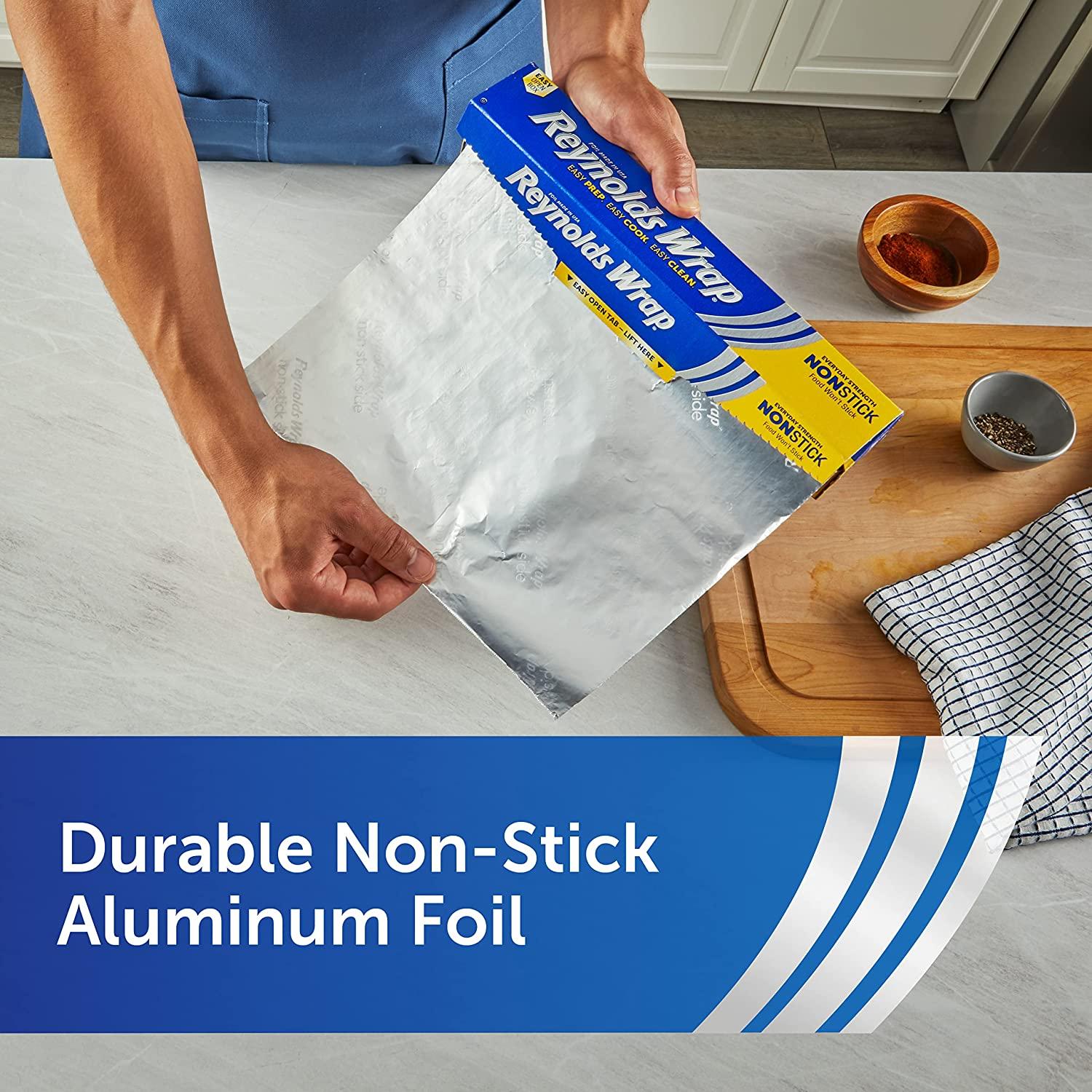 Reynolds Wrap Non Stick Aluminum Foil, 130 Square Feet