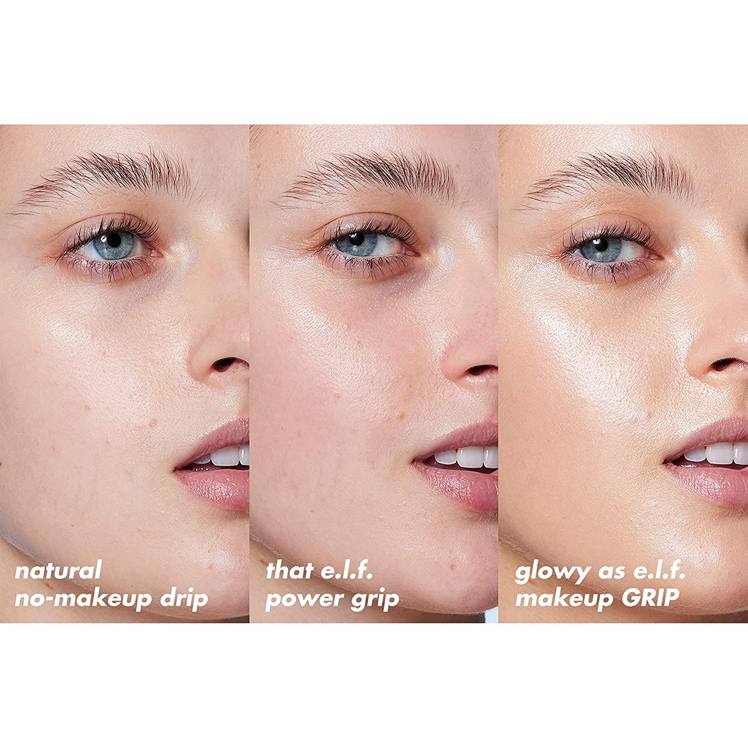 e.l.f. Power Grip Primer + 4% Niacinamide, Gel-Based & Hydrating Face Primer,  Evens Skin & Brightens, Grips Makeup, Vegan & Cruelty-Free, 0.811 Fl Oz