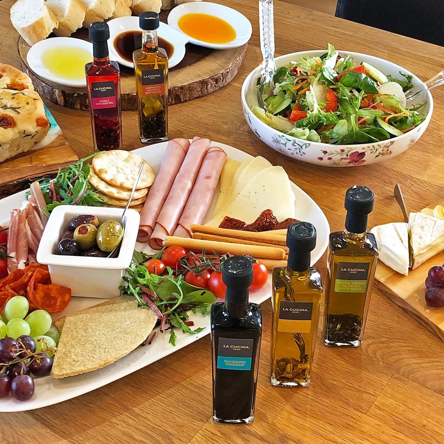 Kimm & Miller Luxury Infused Olive Oil Gift Set - 5 Cooking Oils