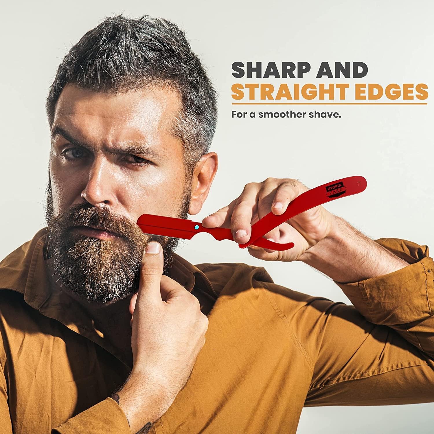 Utopia Care Professional Barber Razor Stainless Steel Straight Edge