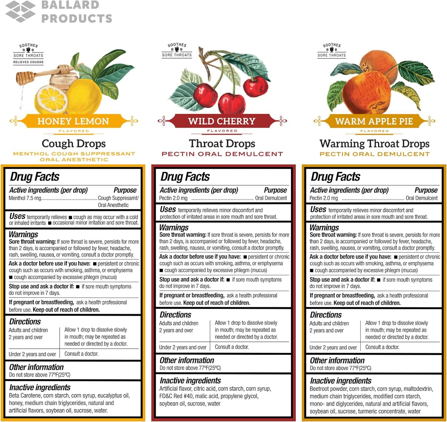 Ballard Products Smith Brothers Cough Drops Variety Pack of 3 Bags 1