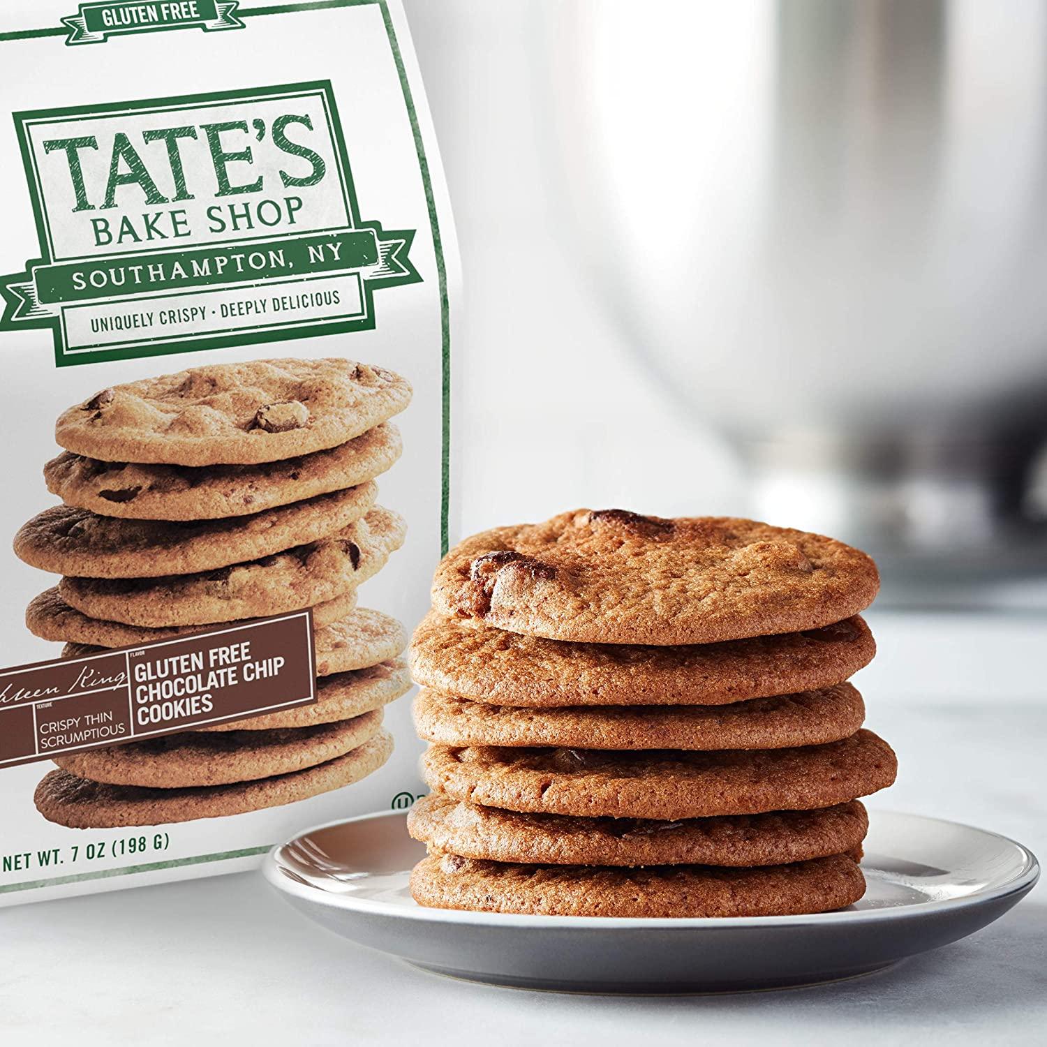 Tates Bake Shop Gluten Free Chocolate Chip Cookies 4 Bags (7 oz each