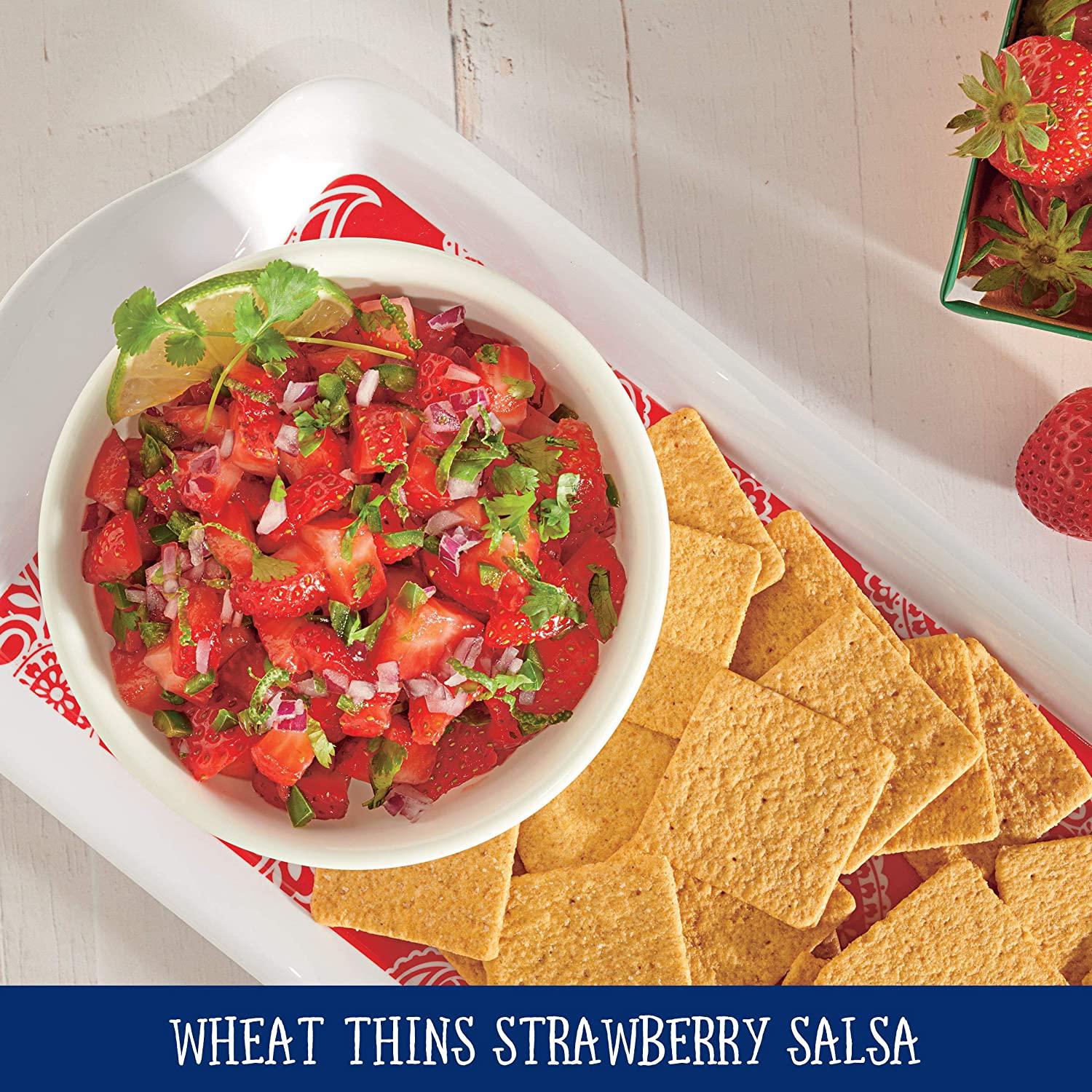 Wheat Thins Hint of Salt Whole Grain Low Sodium Crackers, 9.1 oz