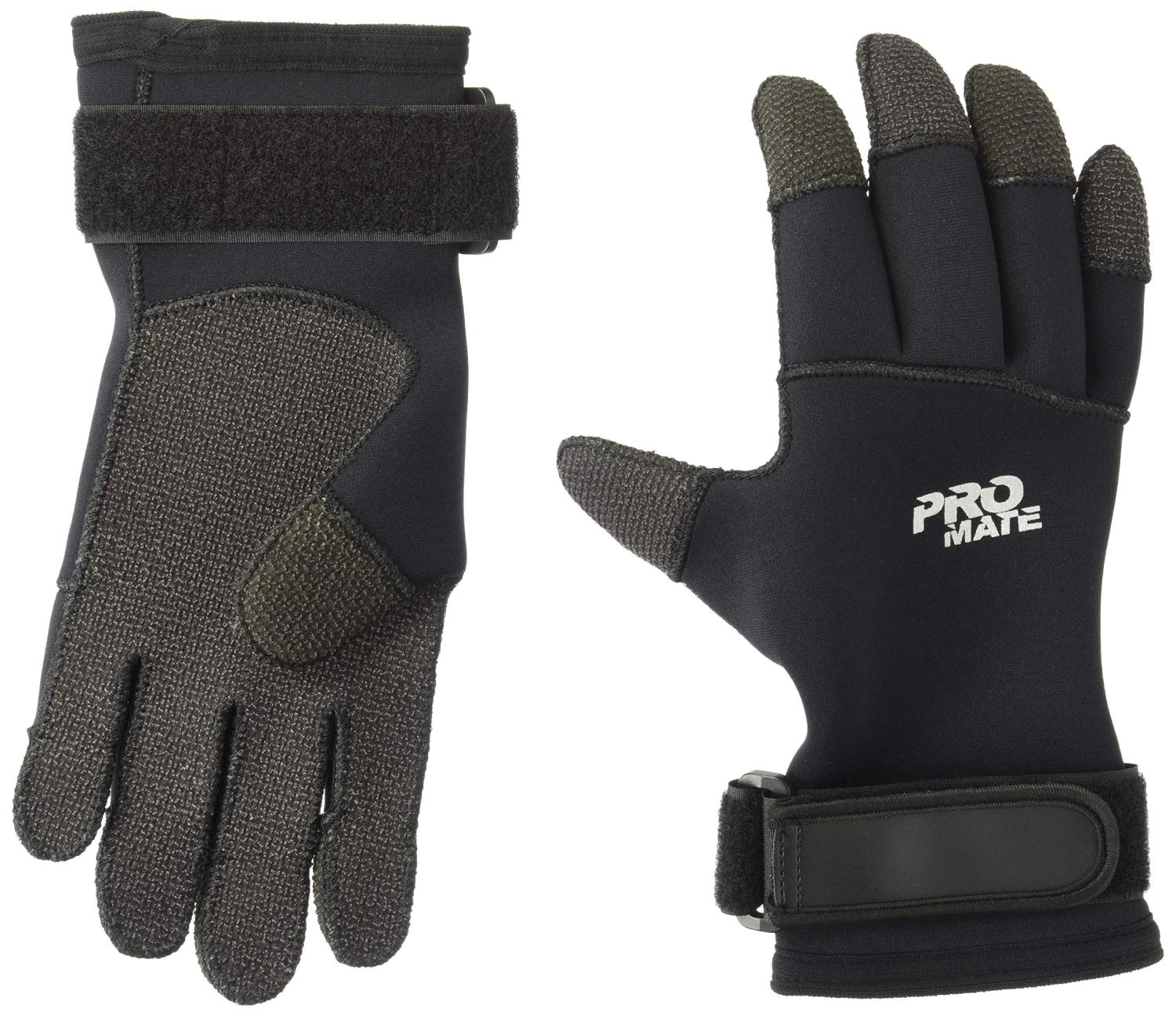 Promate 3mm Neoprene Scuba Dive Kevlar Gloves Black Large