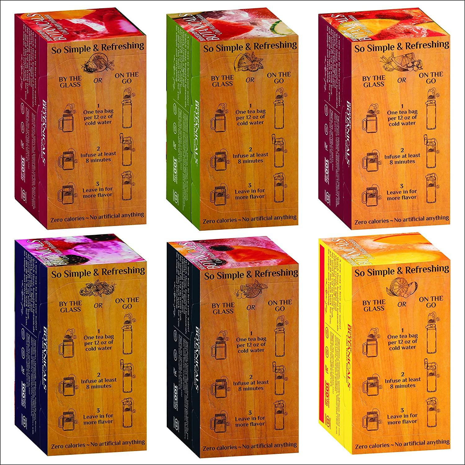 Bigelow Botanicals Cold Water Herbal Infusion Variety Pack, Caffeine