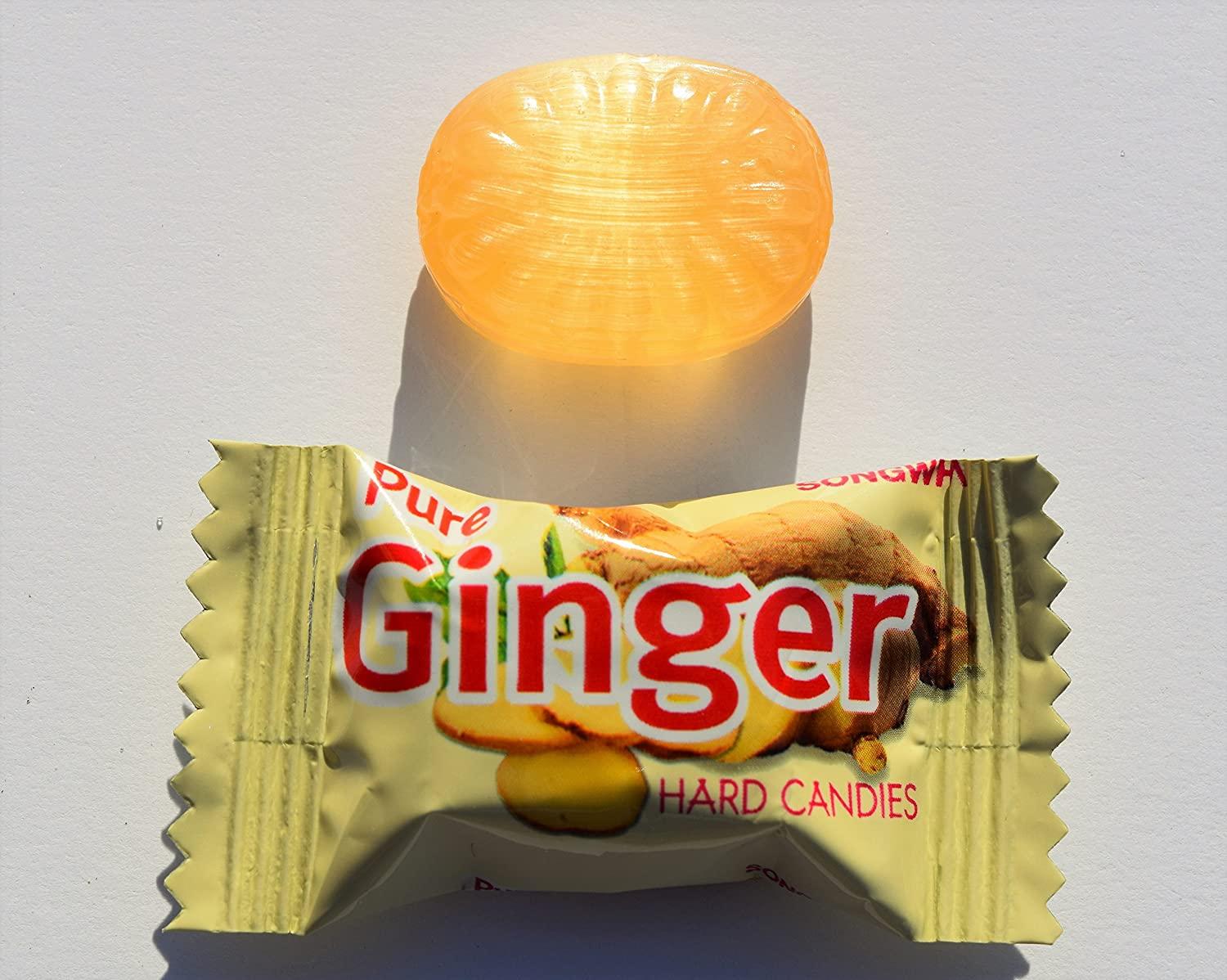 Pure Ginger Hard Candies 3.5 oz per bag Pack of 3