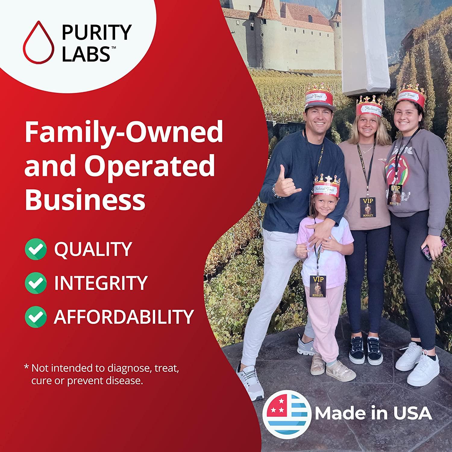 Purity Labs Antarctic Krill Oil Vegan Supplements for Memory, Heart