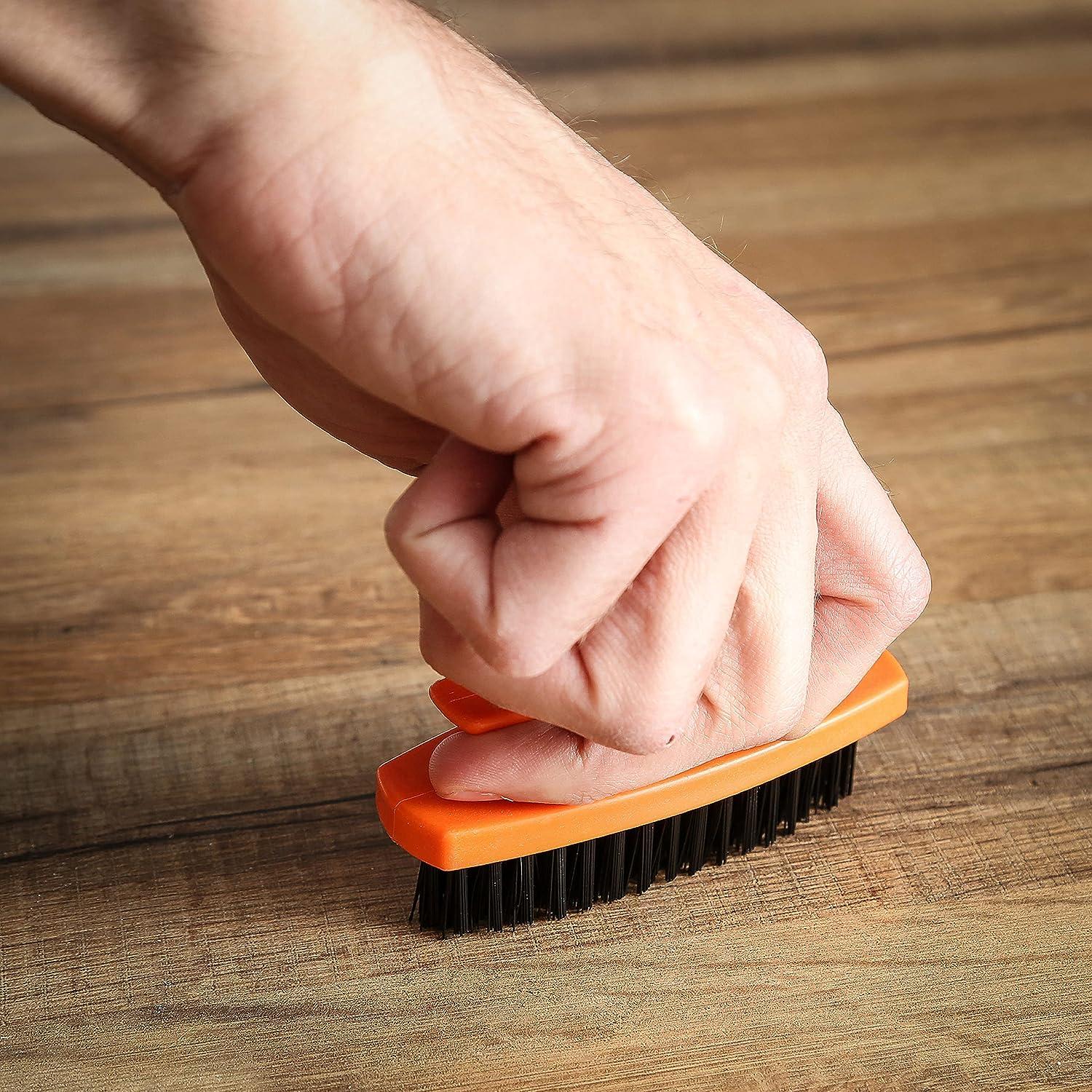 GreatNeck 19025 Fingernail Brushes Red Hard Bristle Nail Brushes (6 Pk) Professional Quality