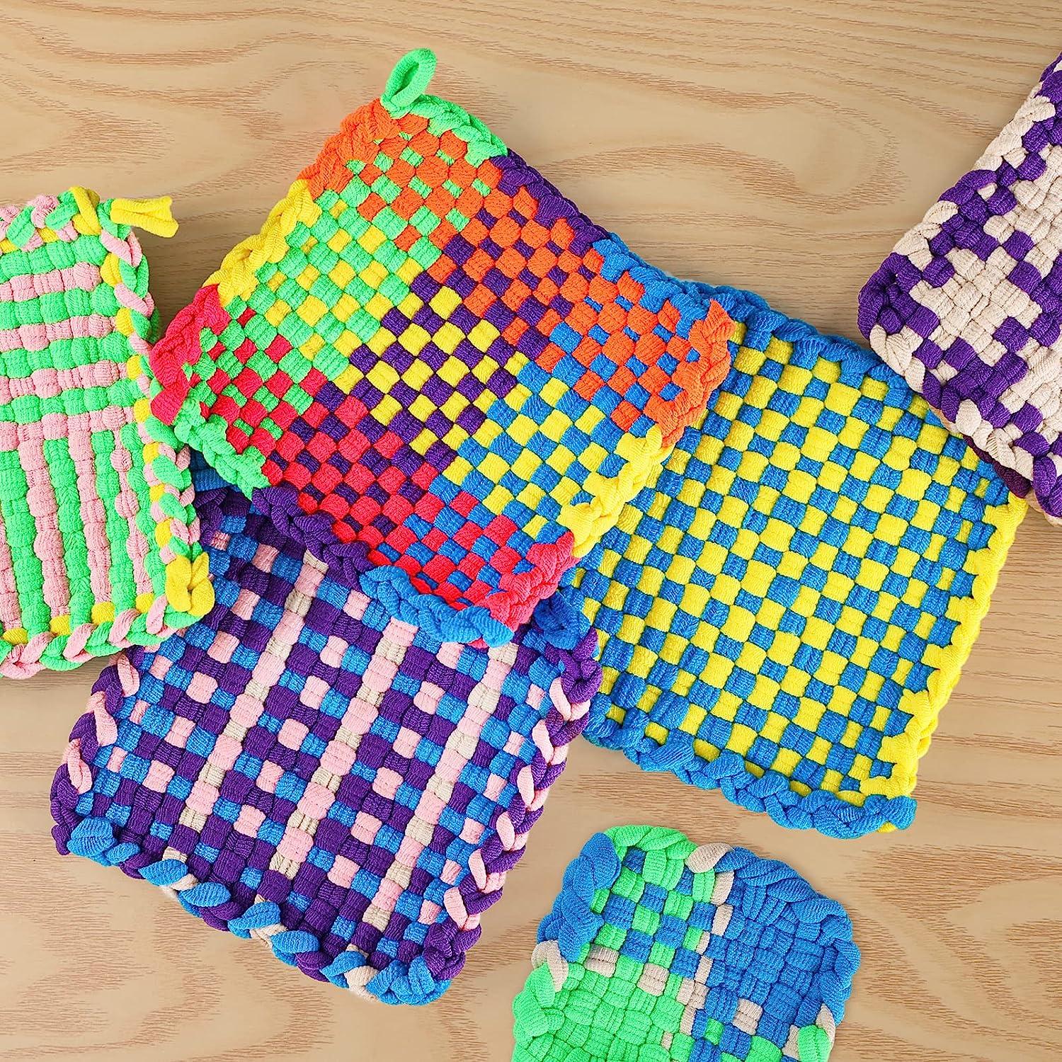 Potholder Loom Kit  Potholder loom, Potholder patterns, Plastic crochet  hook