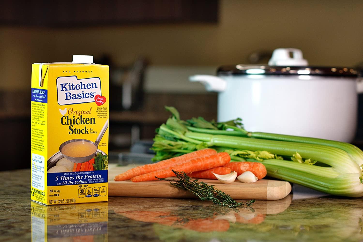 Kitchen Basics Original Chicken Stock 32 fl oz 2 Pound (Pack of 1)