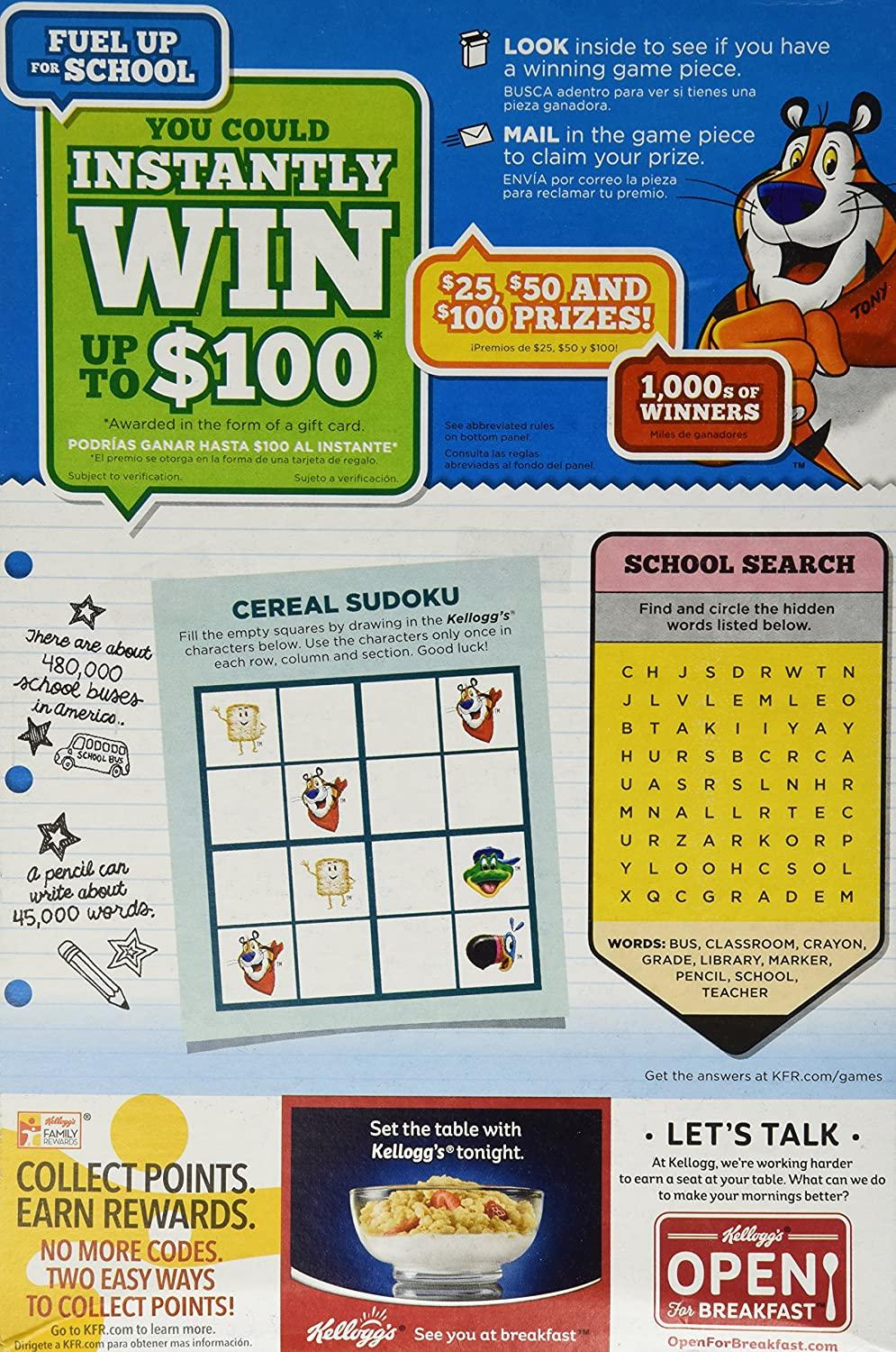 Kellogg's Cocoa Krispies Cereal 15.5oz Box (Pack of 4)