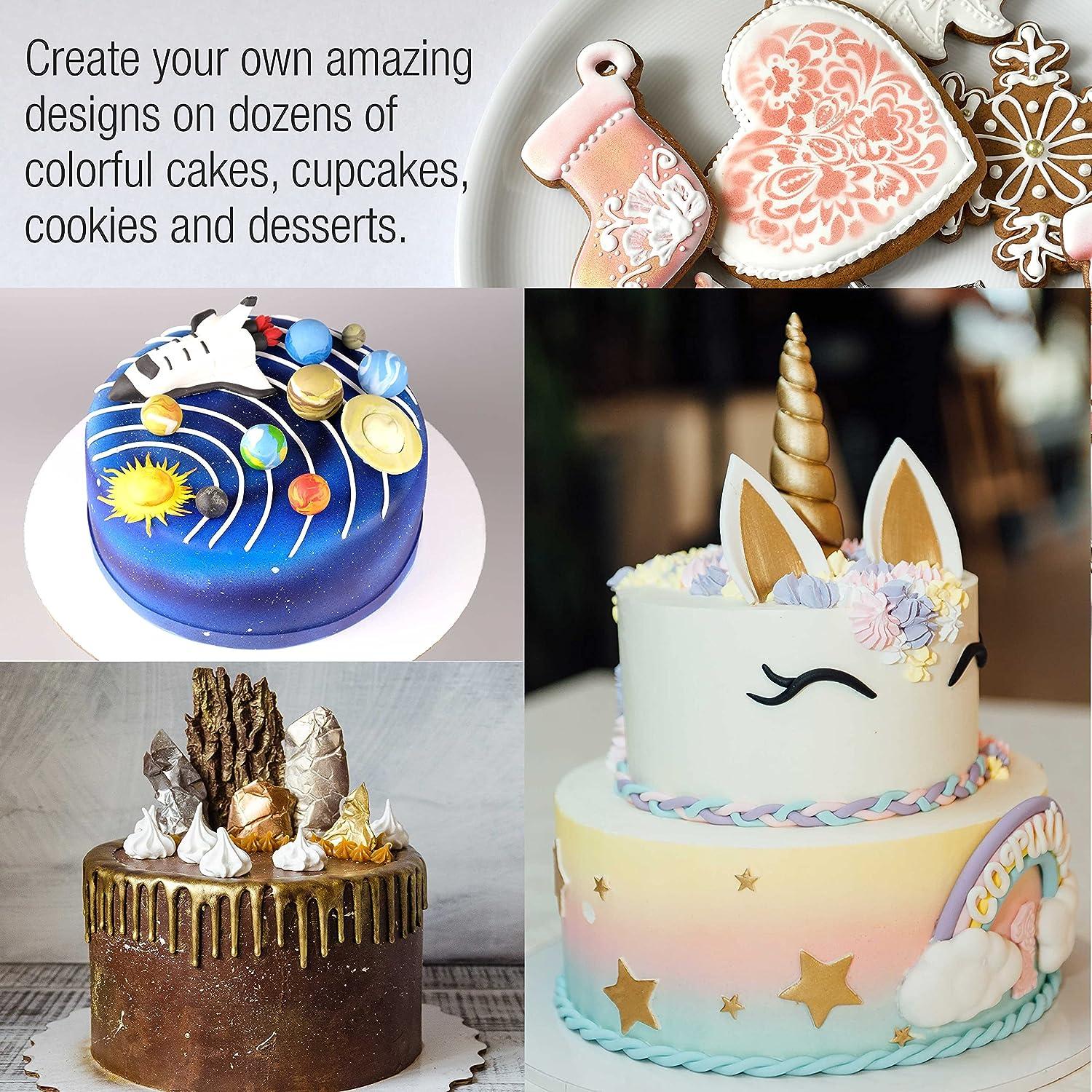How to Airbrush Cake Decorations
