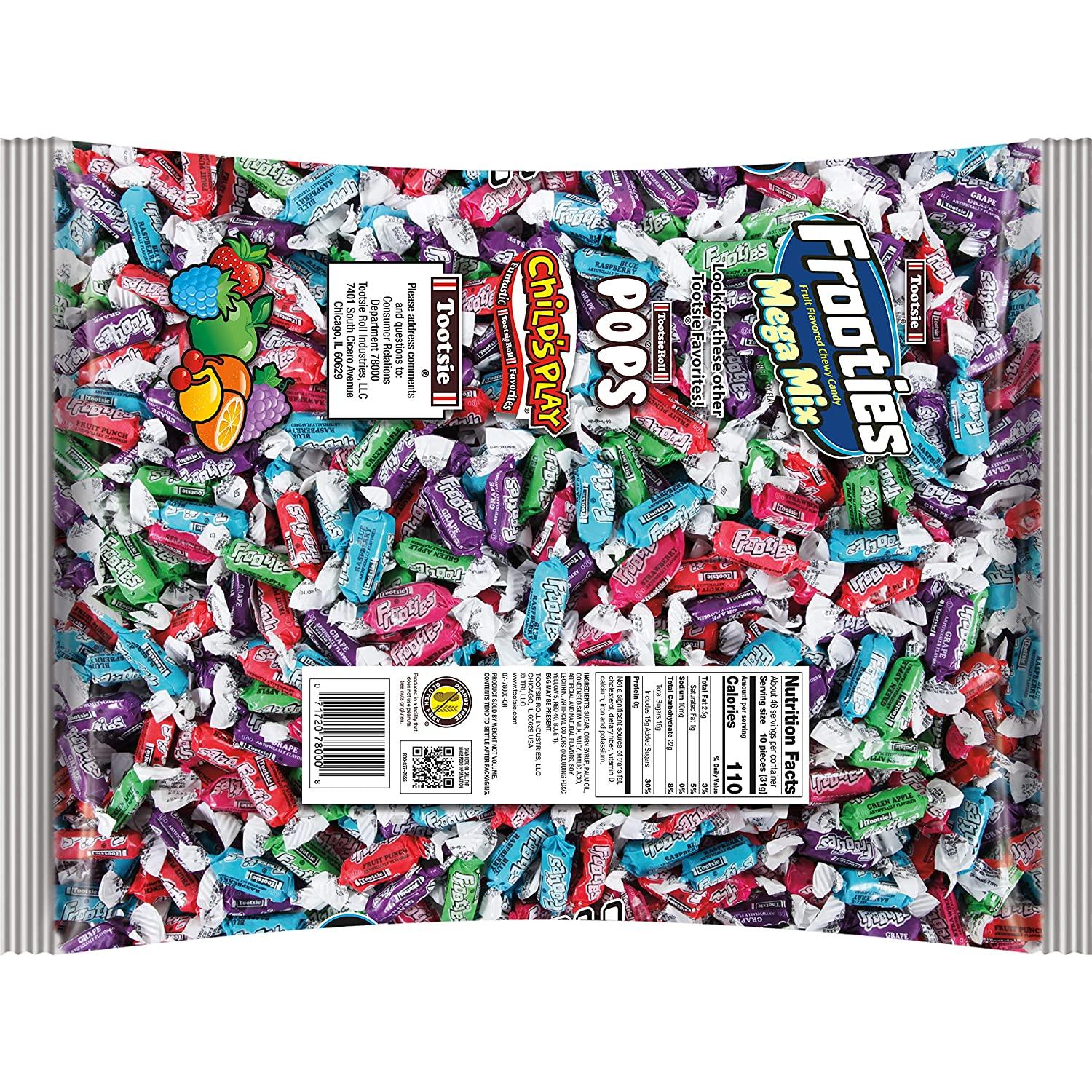 Frooties Mega Mix Assorted Fruit Flavor Chewy Candy 450 Piece / 50.06