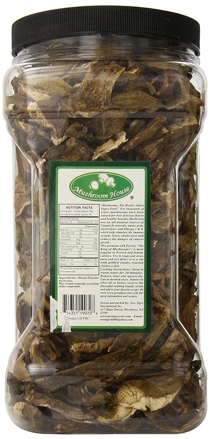 Mushroom House Dried Porcini Mushrooms Grade AA Extra, 1 Pound