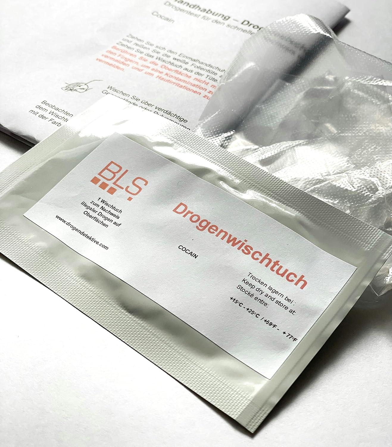 Cocaine Detection Wipes PACK OF 15 Sachets - Detect The Presuptive - View #2