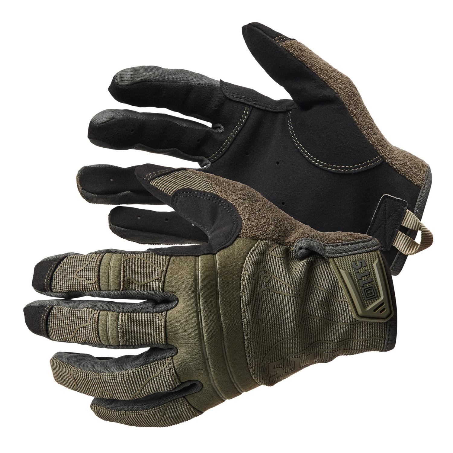 5.11 Tactical Competition 2.0 PPE Glove 59394 Ranger Green, Size Small