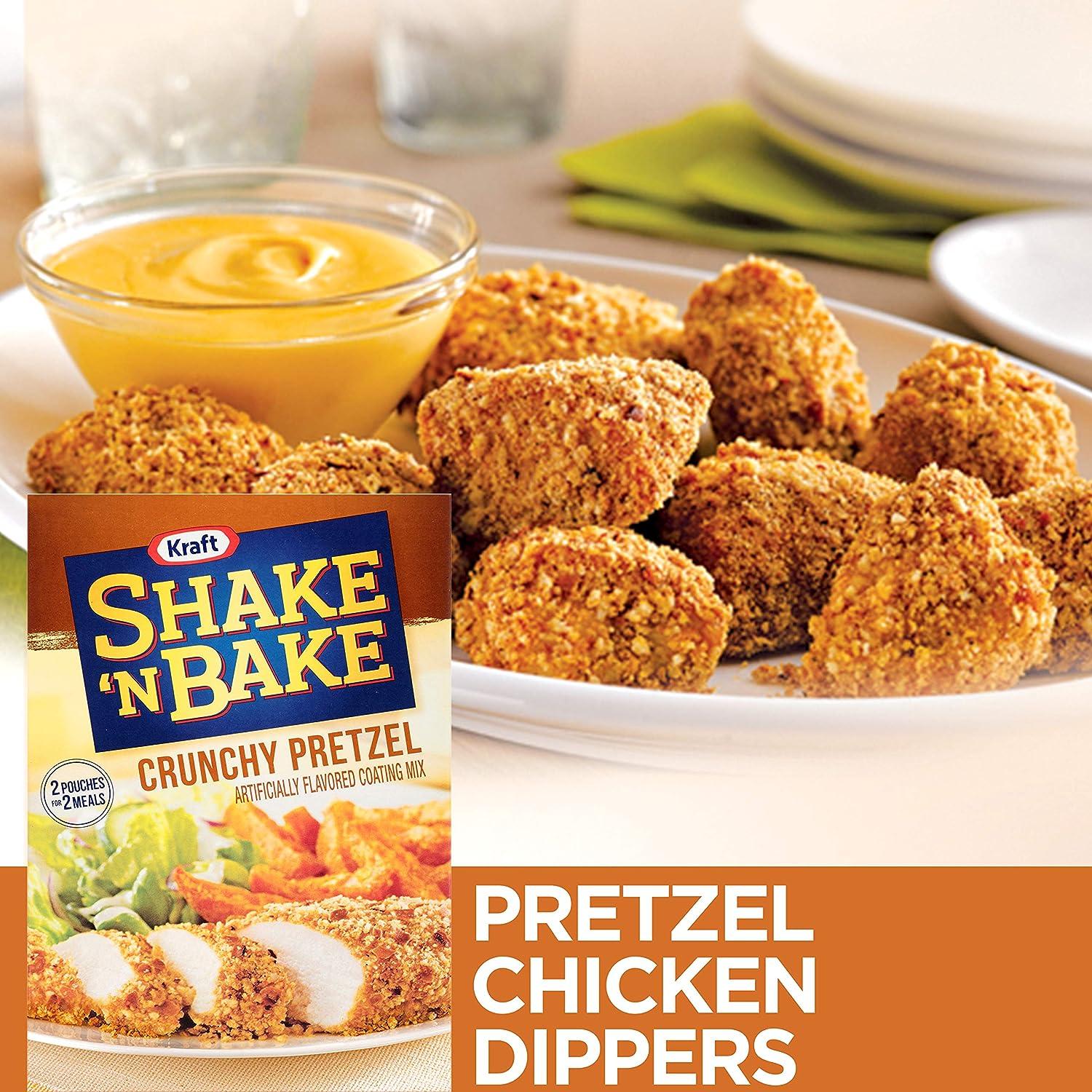 Shake 'N Bake Crunchy Pretzel Seasoned Coating Mix (2 ct Packets)