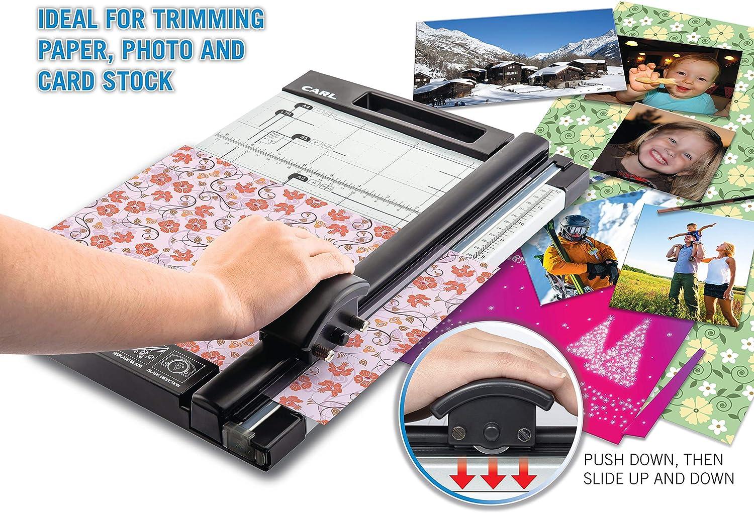 CARL 12 inch DC200N Premium Rotary Paper Trimmer Metal Base 15 Sheet