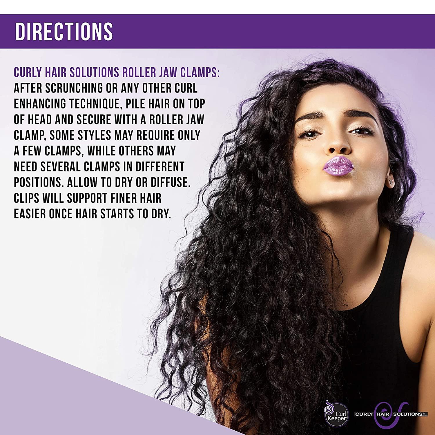 CURL KEEPER Roller Jaw Clamps Lift At The Roots For a Full Looking