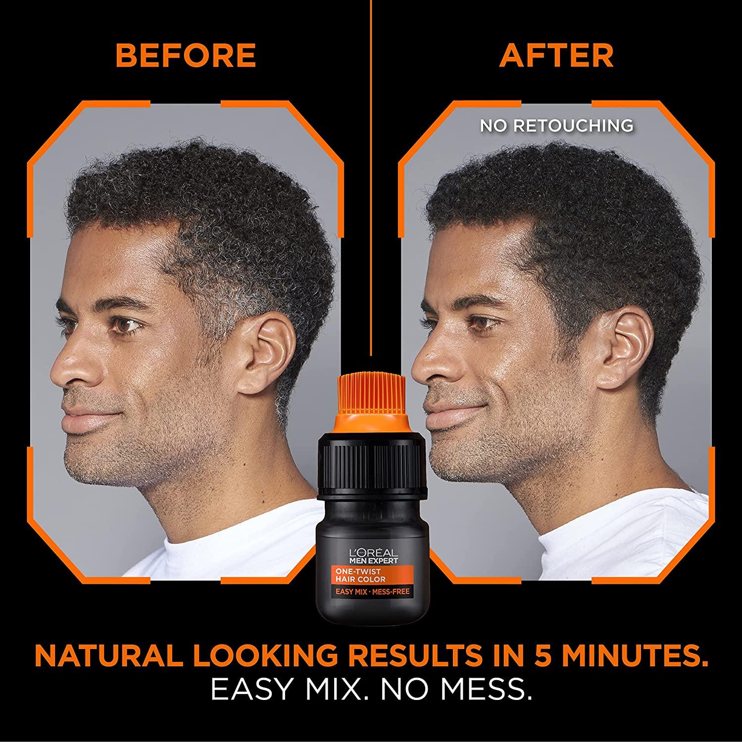 LOreal Paris Men Expert One Twist Mess Free Permanent Hair Color, Mens