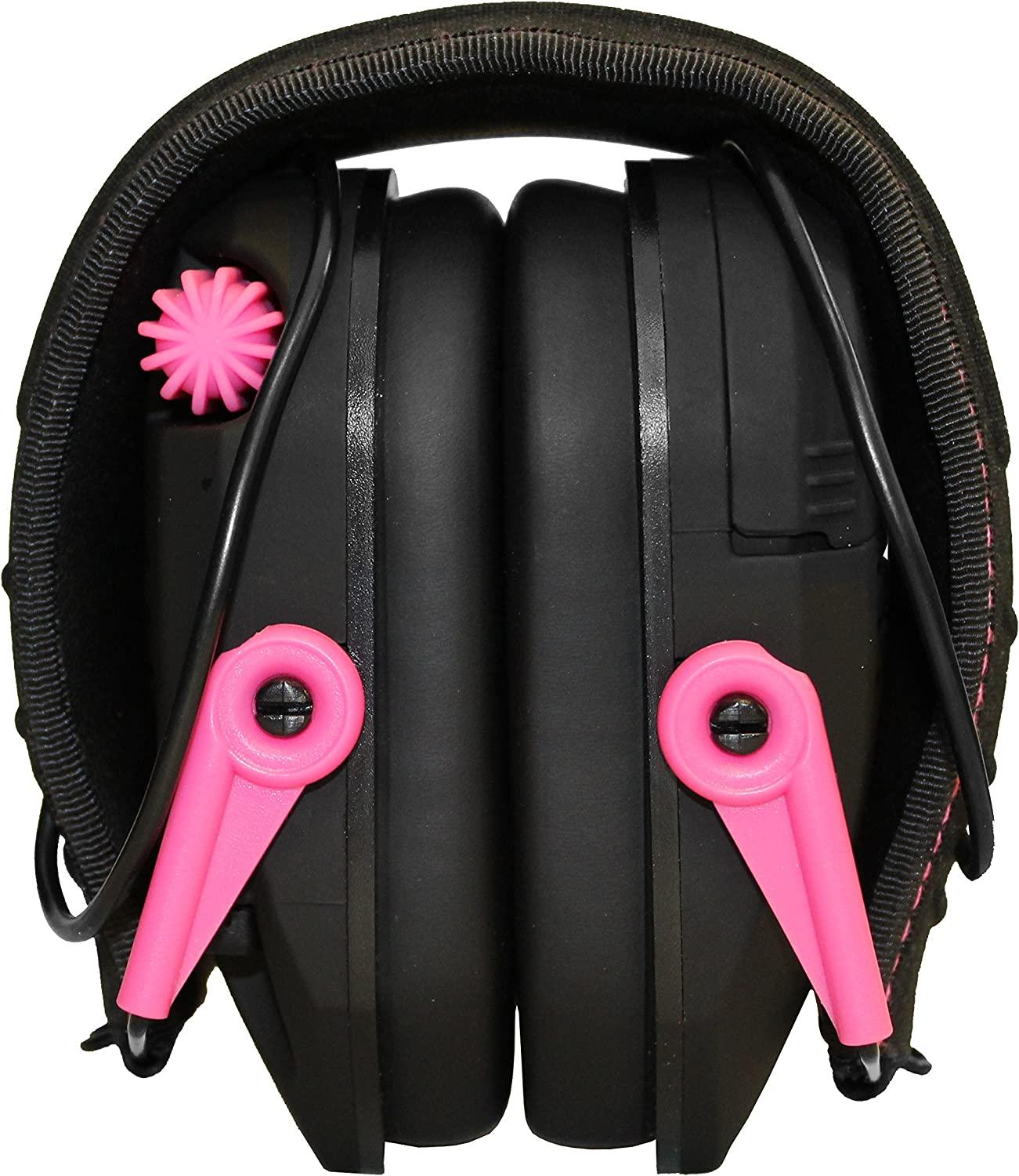 Walkers Game Ear Razor Slim Electronic Muff, Pink