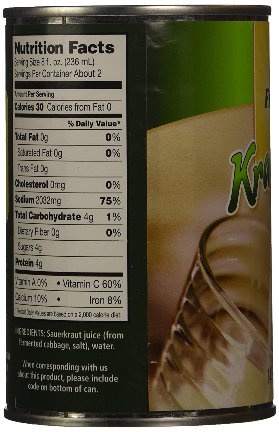 Franks Kraut Juice, 14 Fl Oz (Pack of 12)