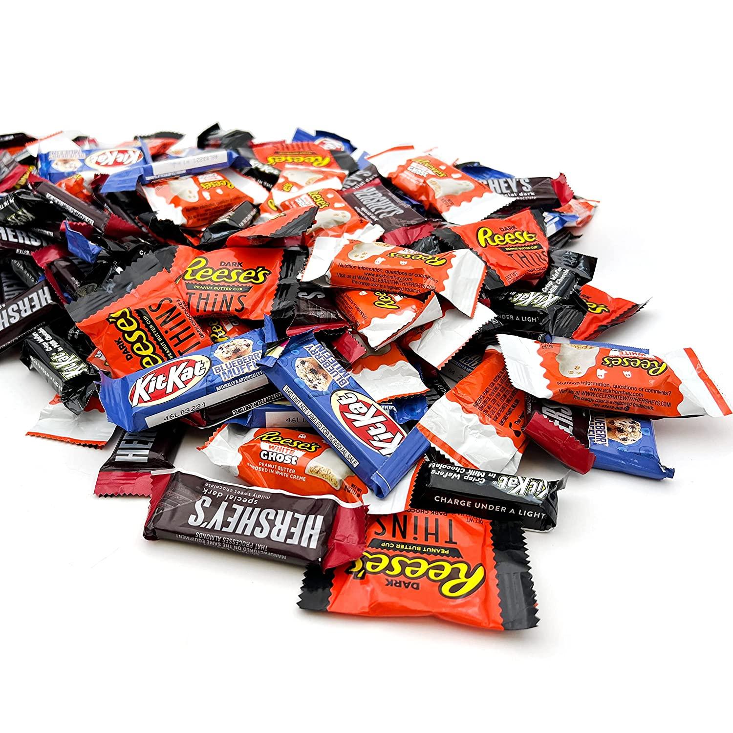 LaetaFood Halloween Chocolate Candy Mix 5 Pounds HERSHEY'S SPECIAL DARK