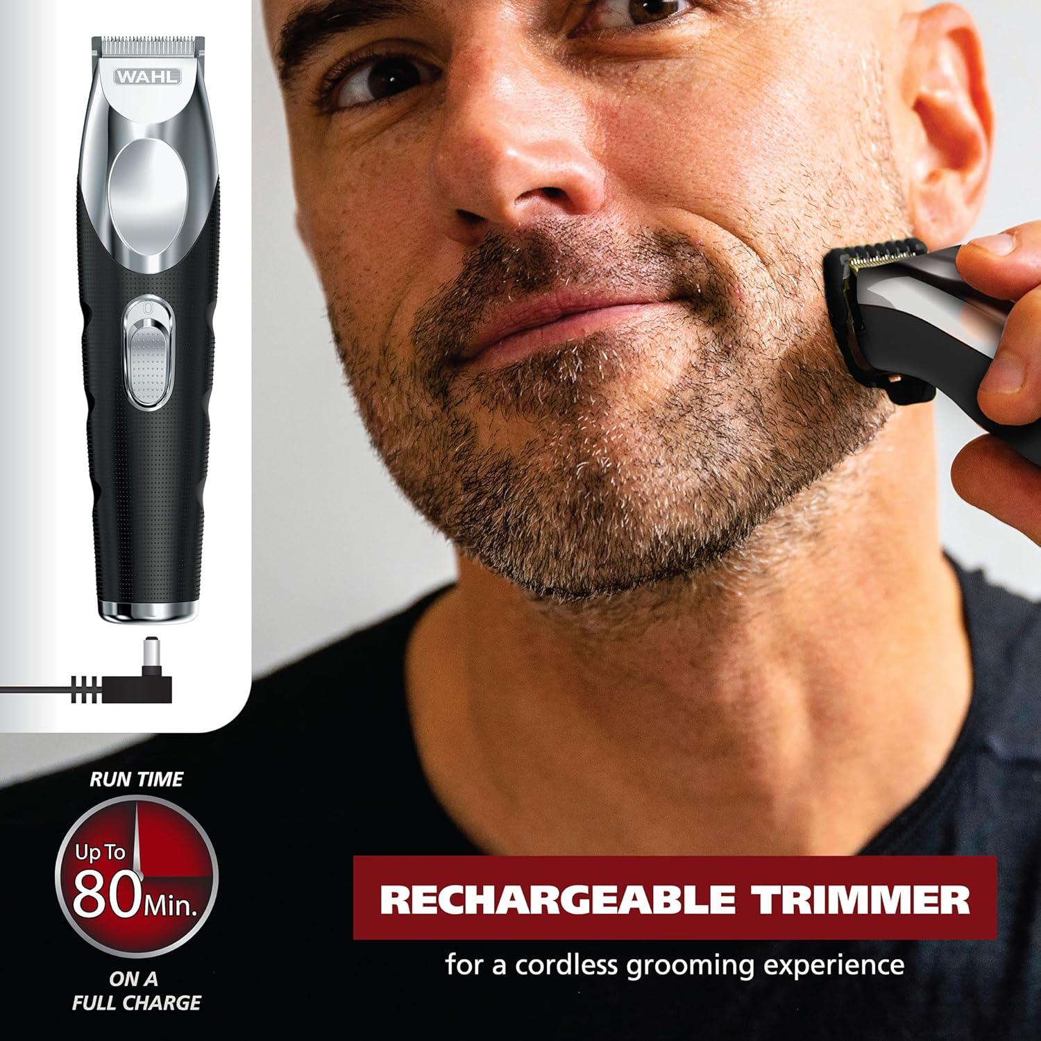 Wahl Groomsman Pro Beard Trimmer for Men Cordless Rechargeable