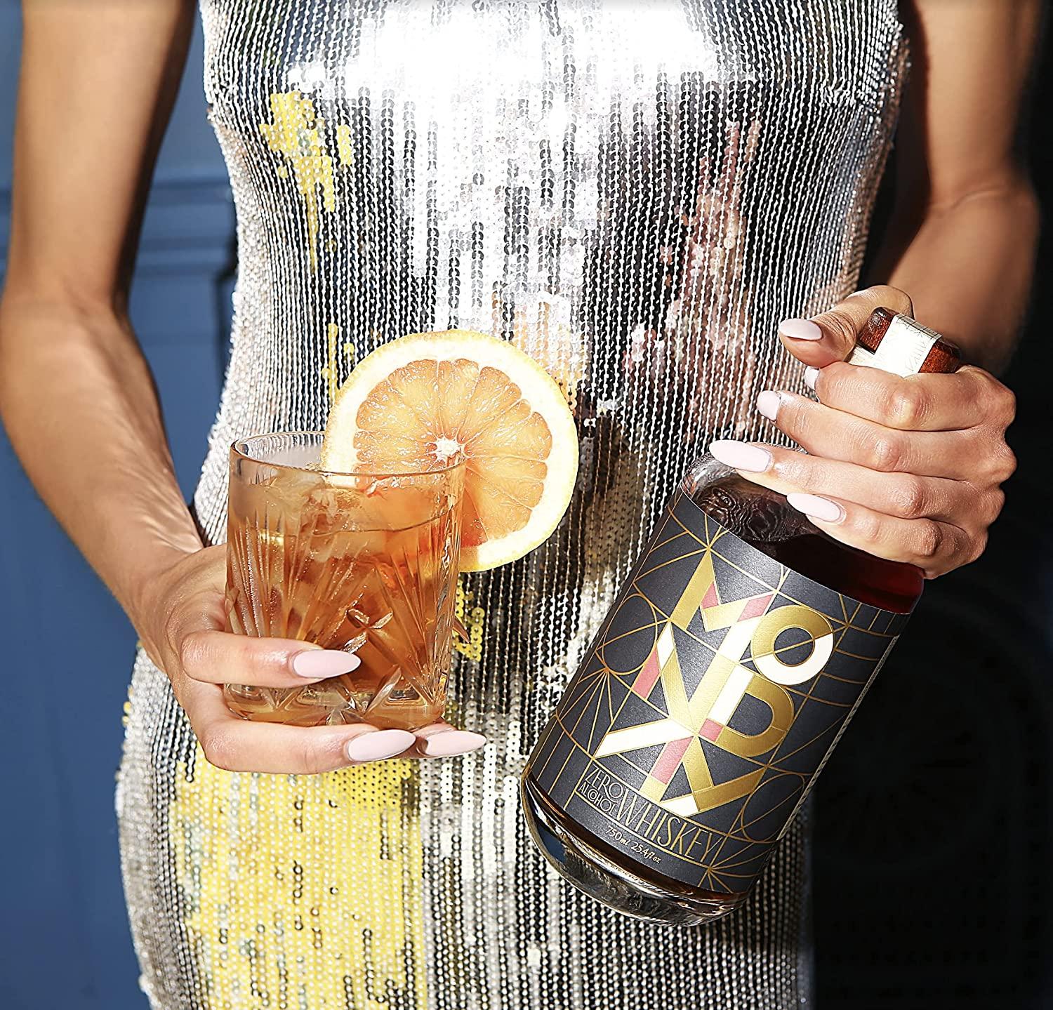 MONDAY Zero Alcohol Gin + Whiskey Variety Pack Award Winning Non