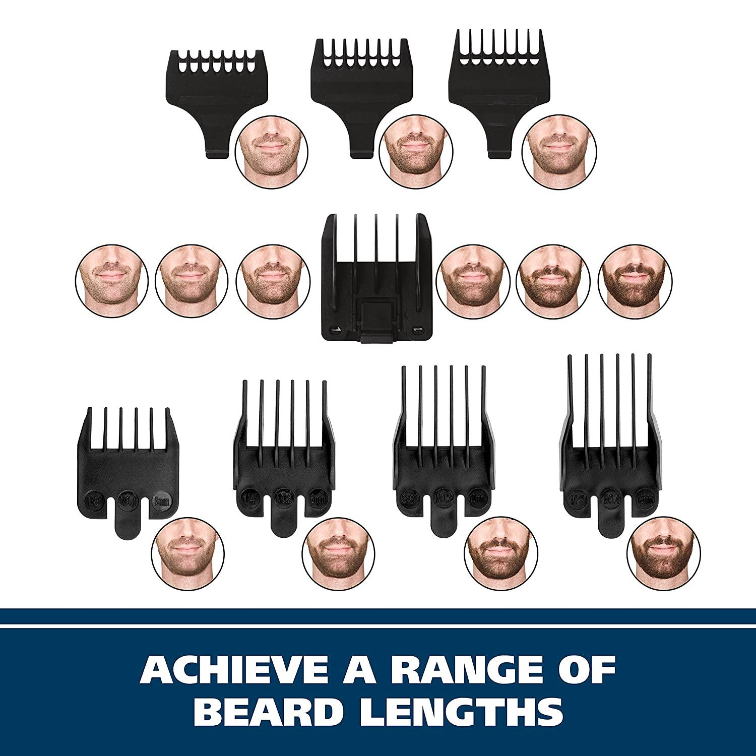 Wahl Groomsman Rechargeable Beard Trimming kit for Mustaches, Nose Hair