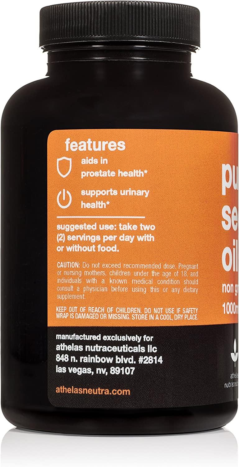 Pumpkin Seed Extract Capsules 1000mg NonGMO Prostate & Urinary Tract