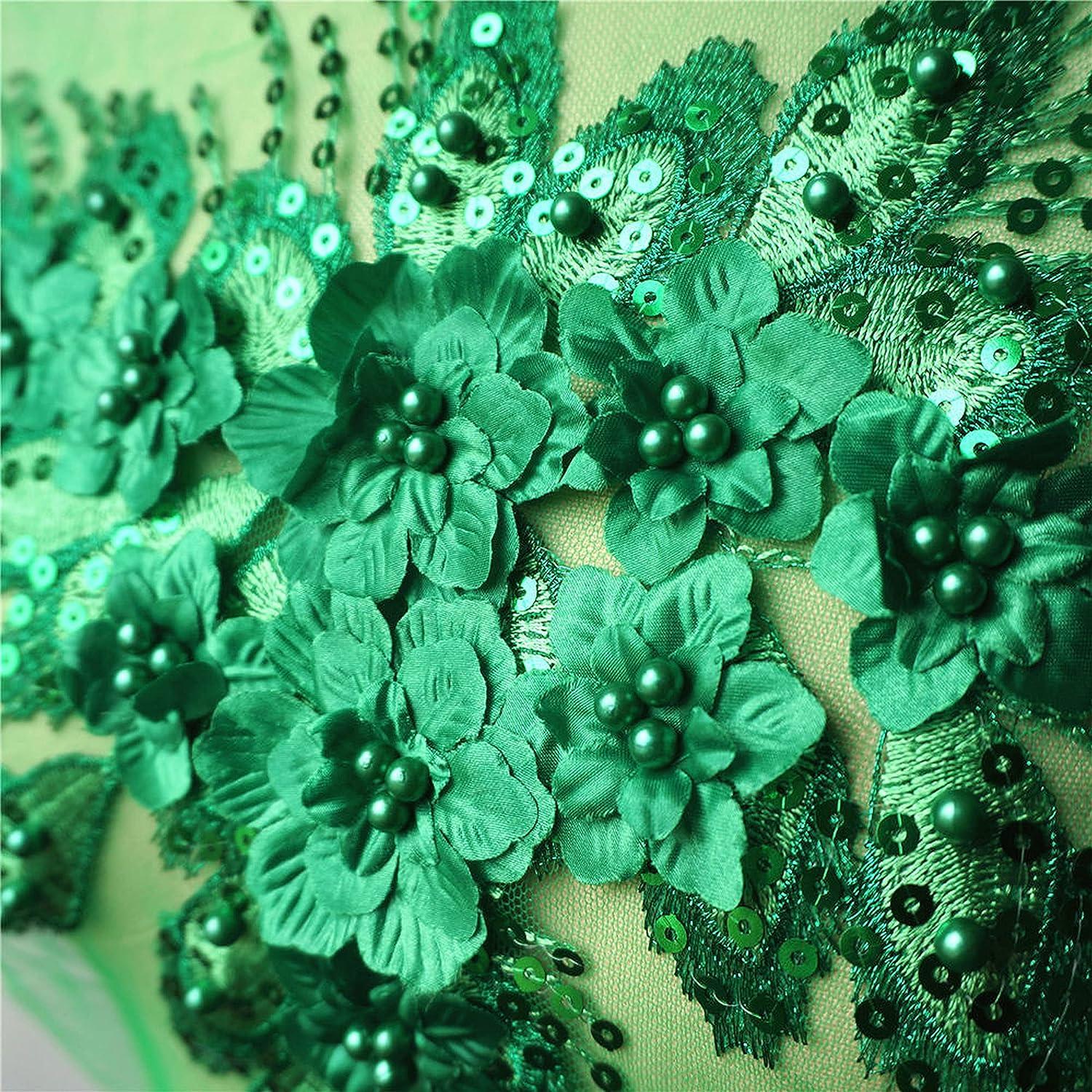 Green Sequin Tassel 3D Flower Lace Patch for Wedding Dress DIY | Buy Now with Express International Delivery | GoSupps.com Green Sequin Tassel 3D Flower Lace Patch for Wedding Dress DIY | Buy Now with Express International Delivery | GoSupps.com