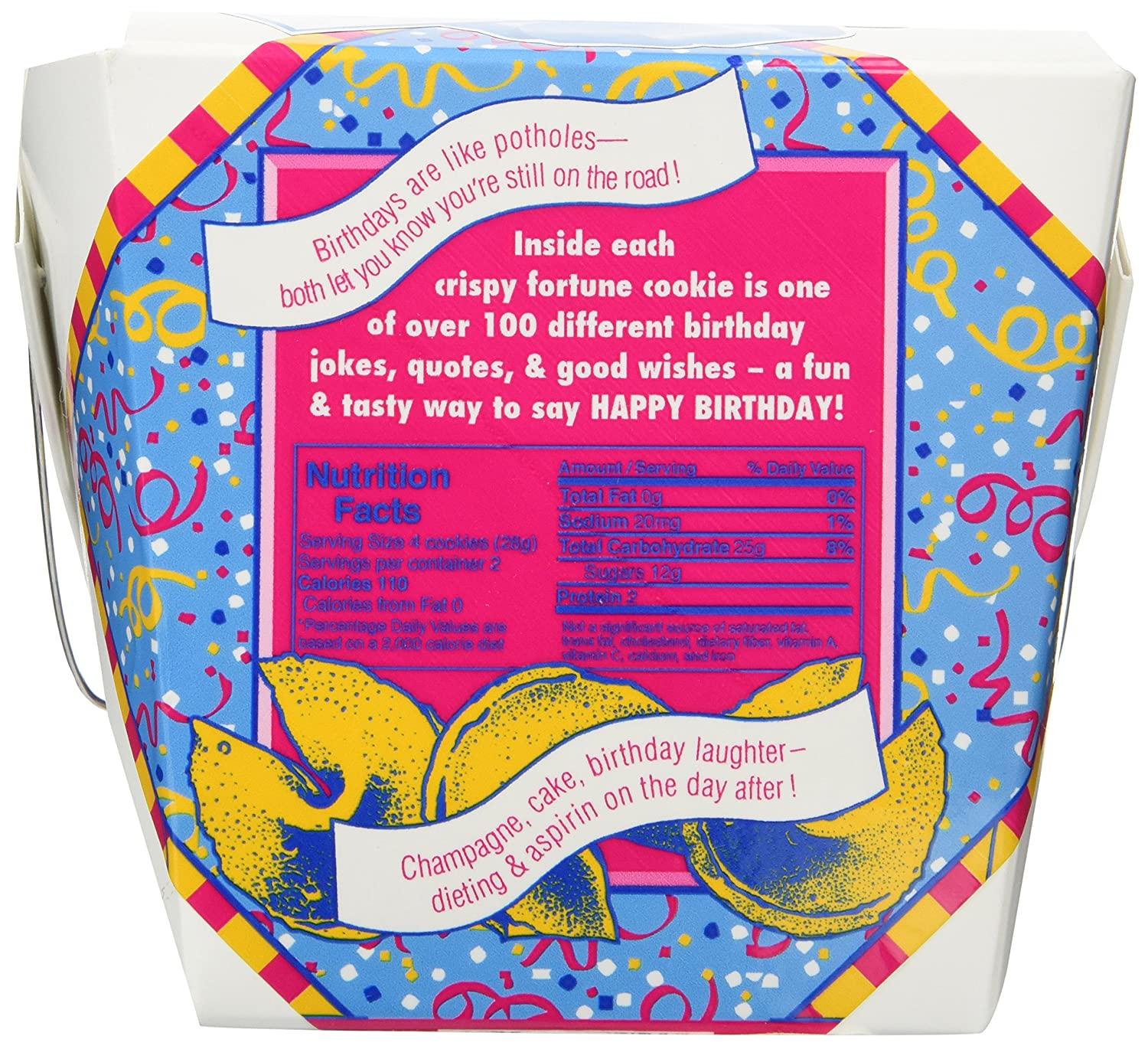 Happy Birthday Fortune Cookies Unique Gourmet Gift Kosher Certified