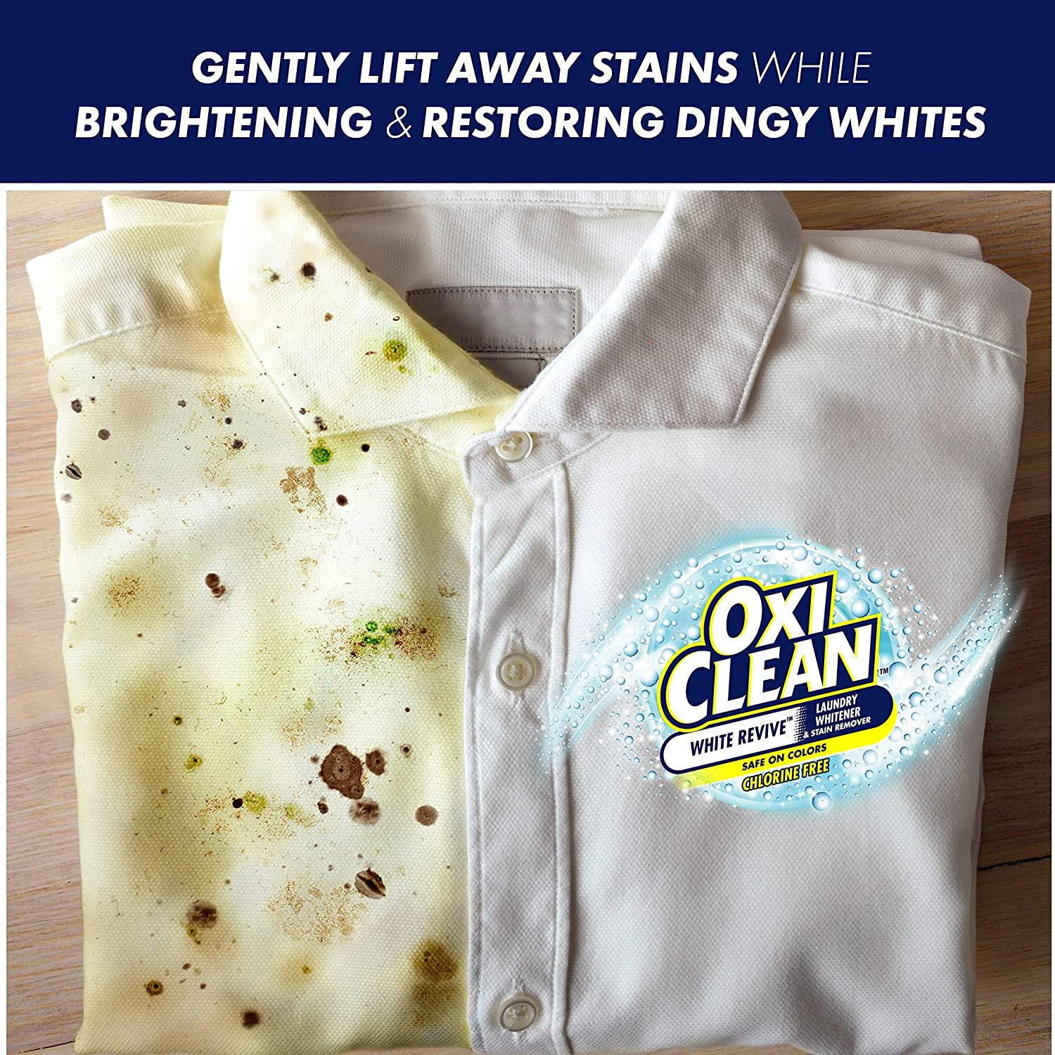 OxiClean White Revive Laundry Whitener + Stain Remover 3 lbs.