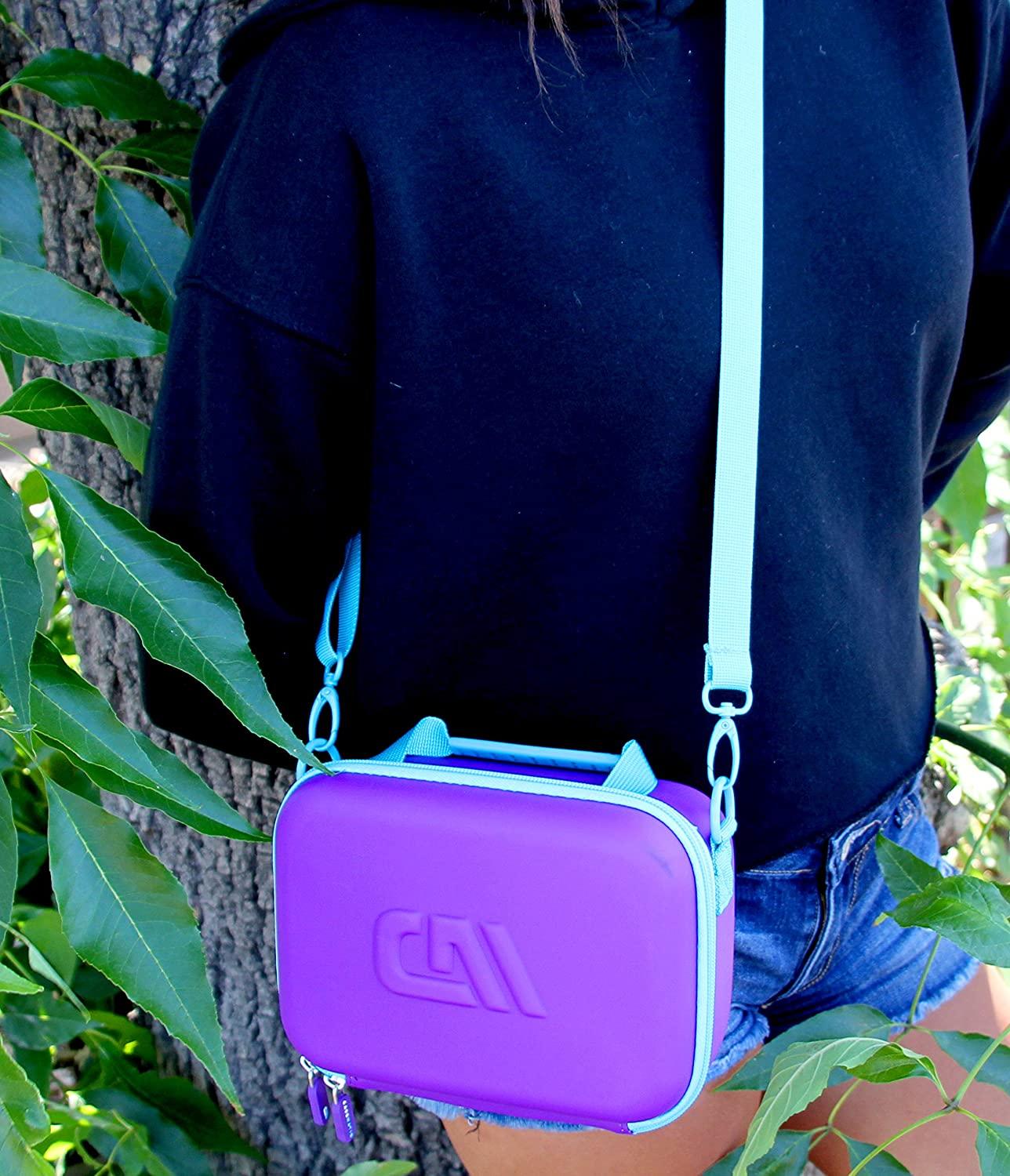 CASEMATIX Portable EFile Nail Drill Machine Case Professional Hard Shell Bag for Rechargeable