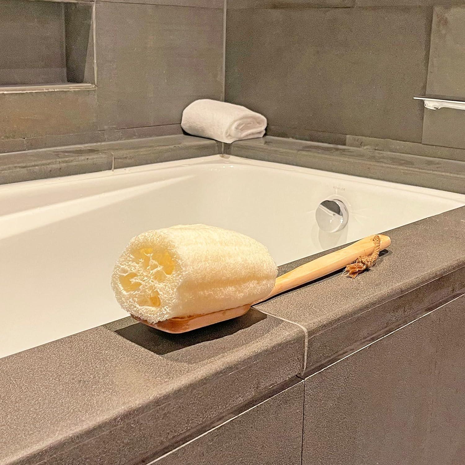 2Pack Natural Loofah Exfoliating Bath Brush Body luffa loofa Sponge