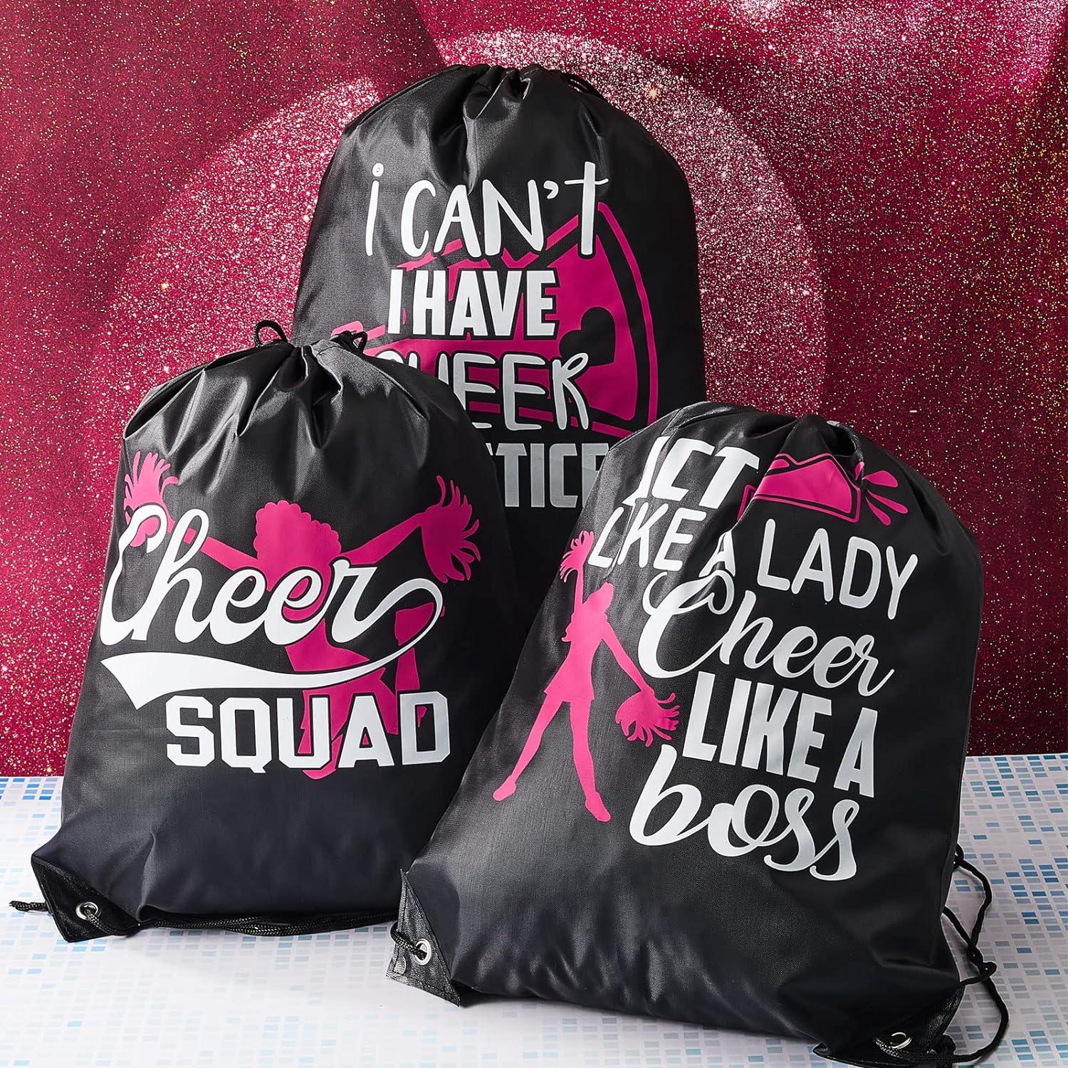 Cheer Borsa Porta Trucco E Accessori – Con Stampa 5,6,7,8 Cheer – Tela Leggera Con Cerniera, Per Cheerleader E Viaggio