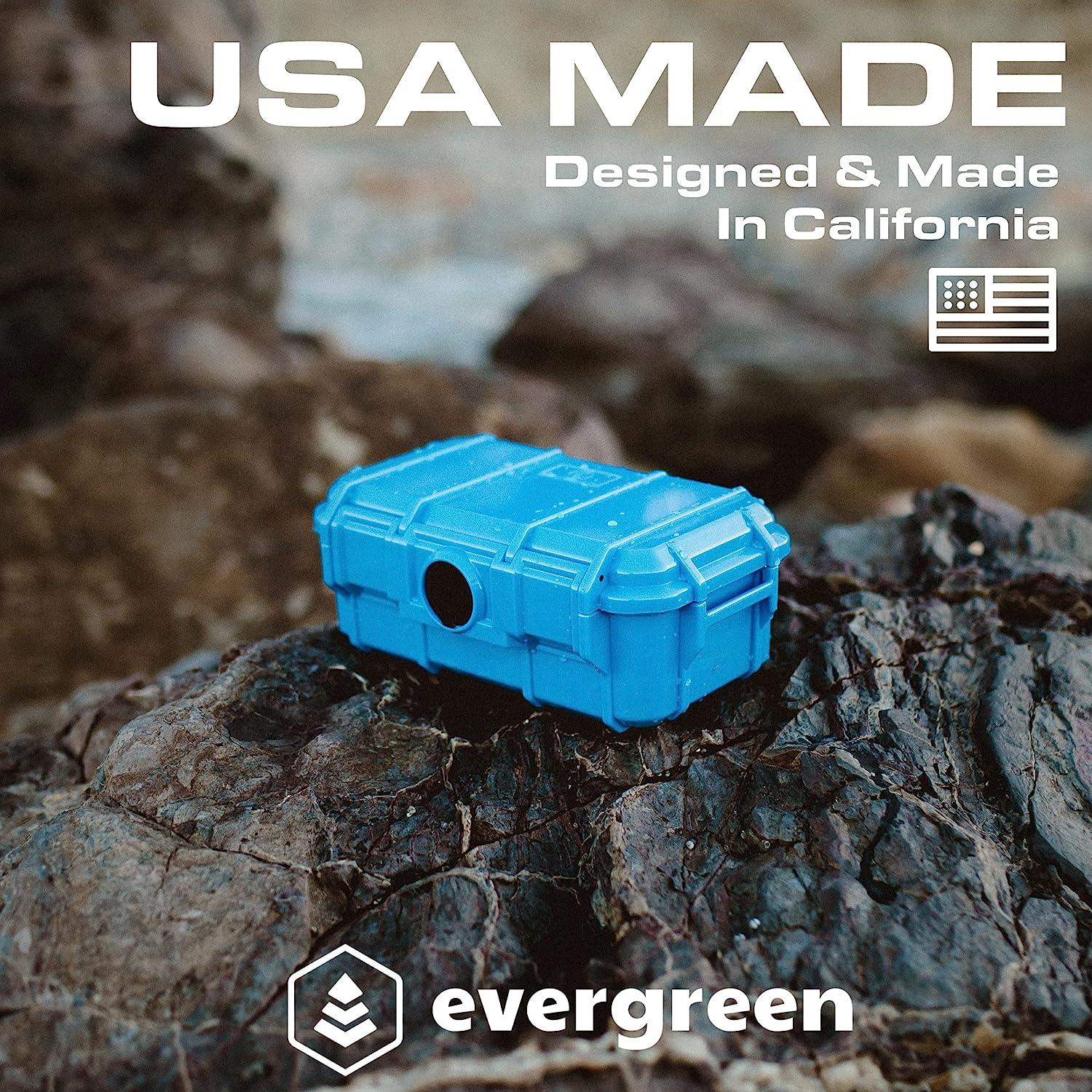 Evergreen 57 Waterproof Dry Box Protective Case - Travel Safe/Mil